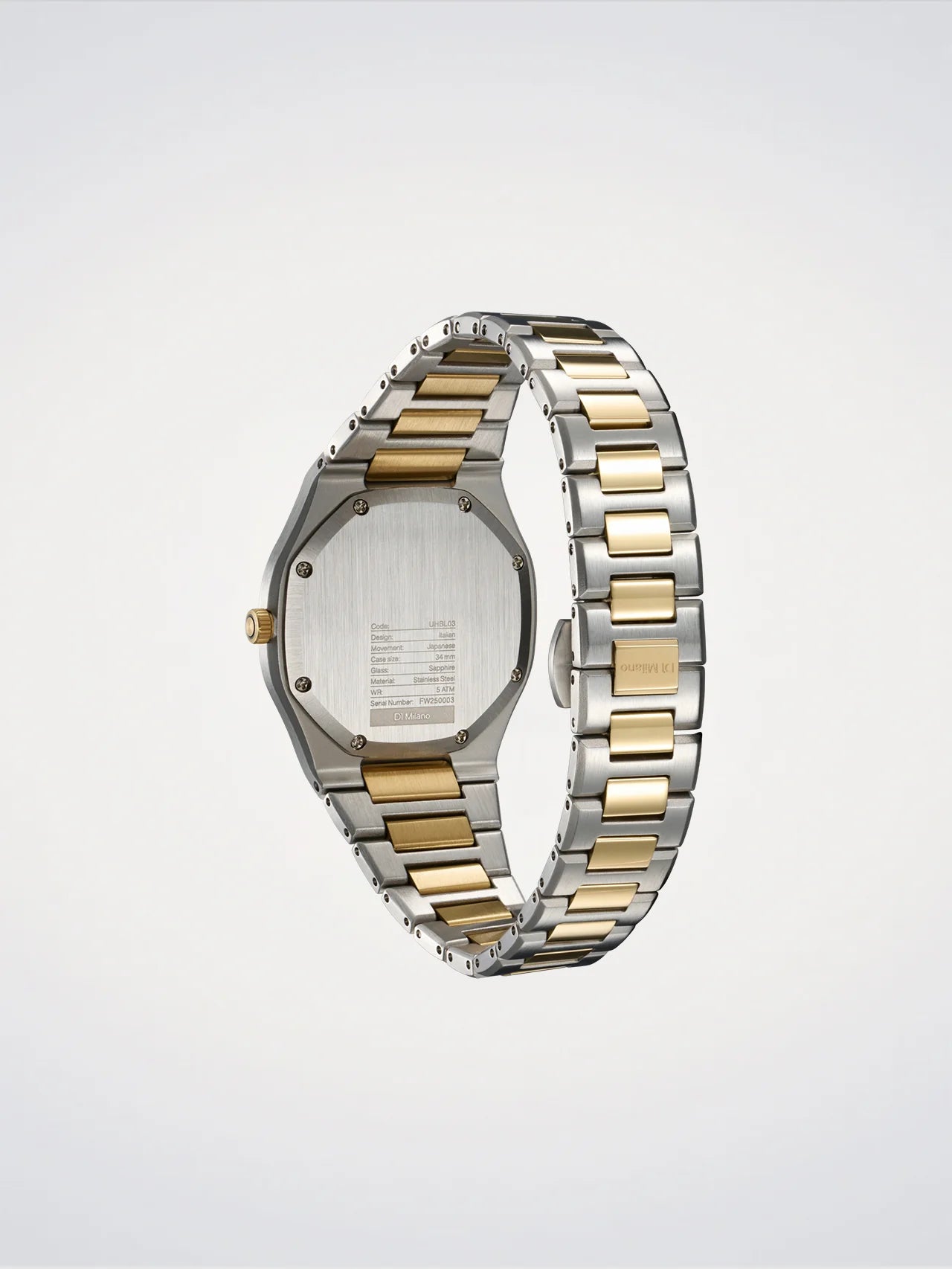 Orologio Ultra Thin, Tone Mellow, 34 mm, D1 Milano