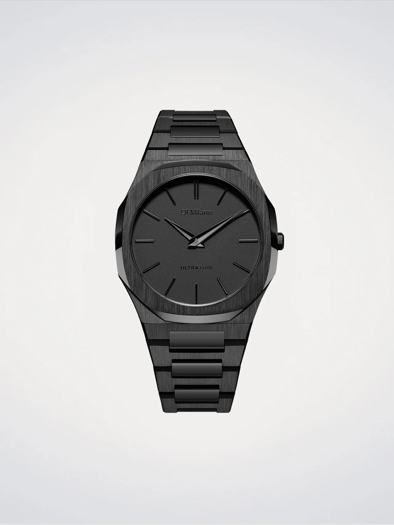 Ultra Thin Black Watch, 40 mm, D1 Milano