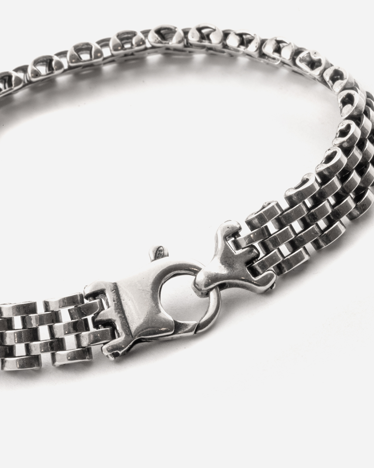 Bracciale in argento, cinturino orologio, Nove25