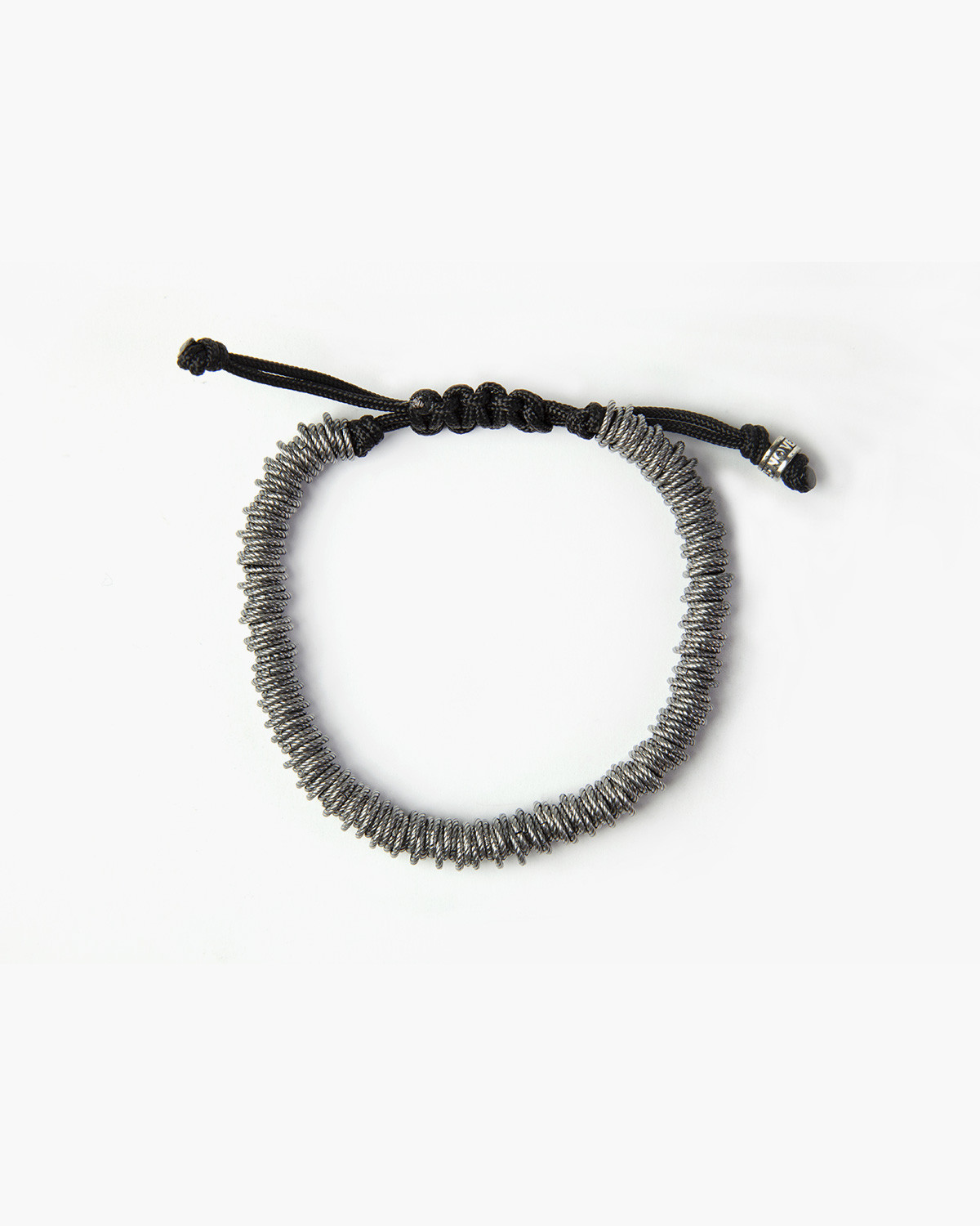 Bracciale in argento, corda magline torchon, Nove25