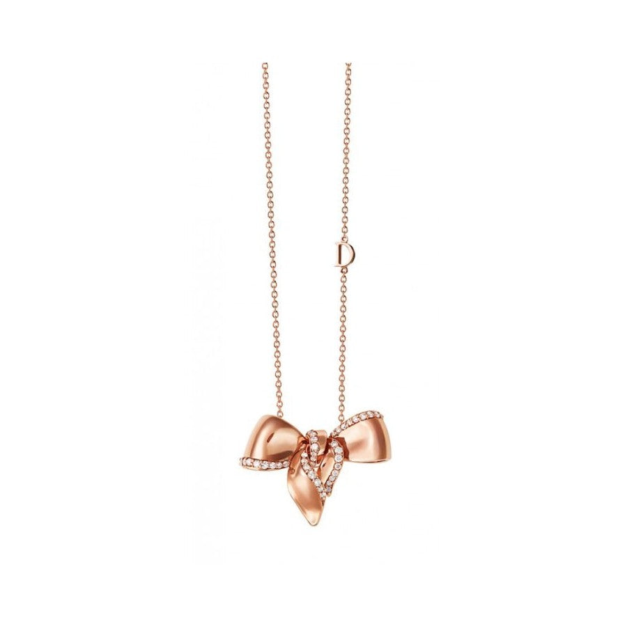TIESOME Collana con fiocco in oro, ciondolo a forma di fiocco TIESOME Collana con fiocco in oro, ciondolo a forma di fiocco