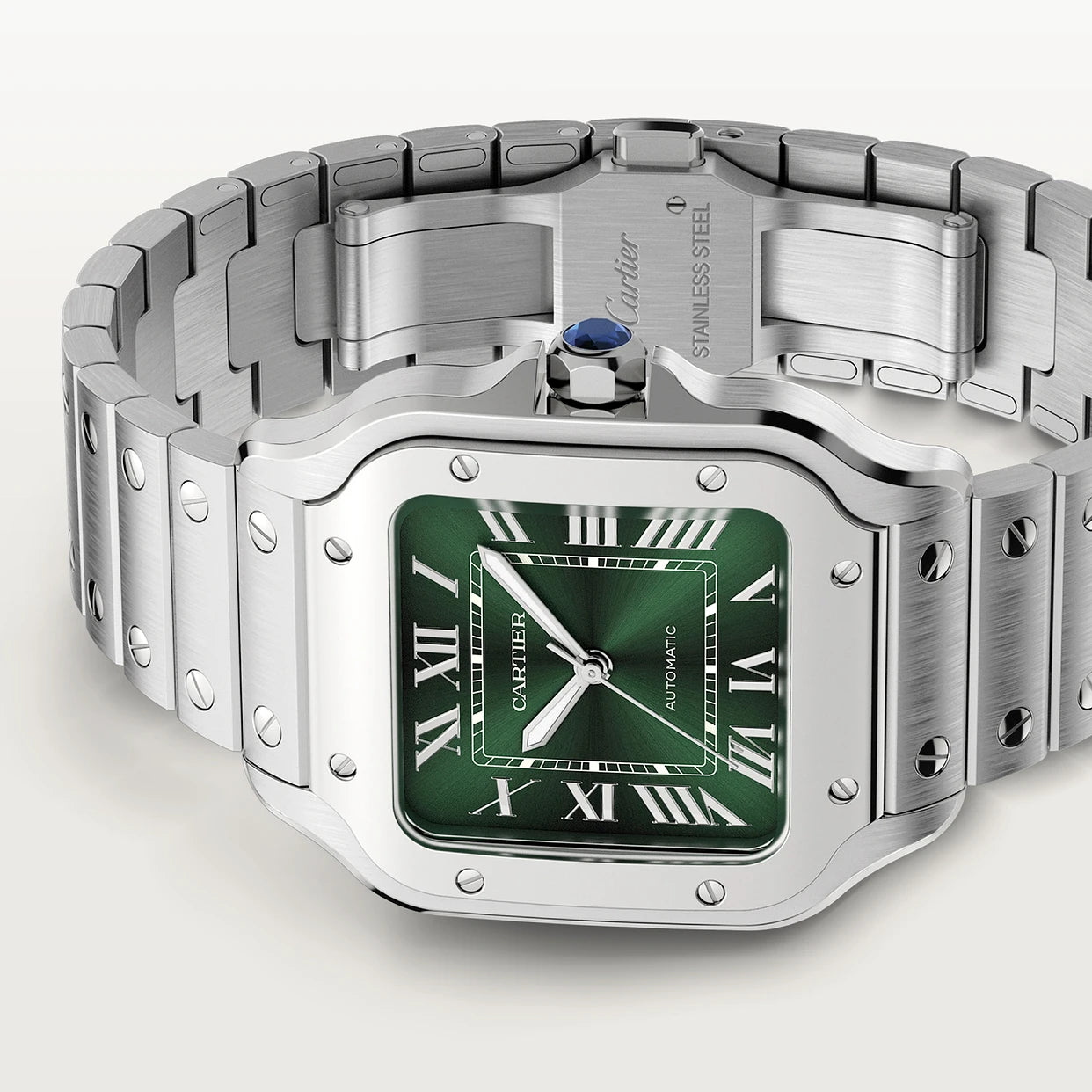 Cartier Santos quadrante Verde - Modello medio New 2025