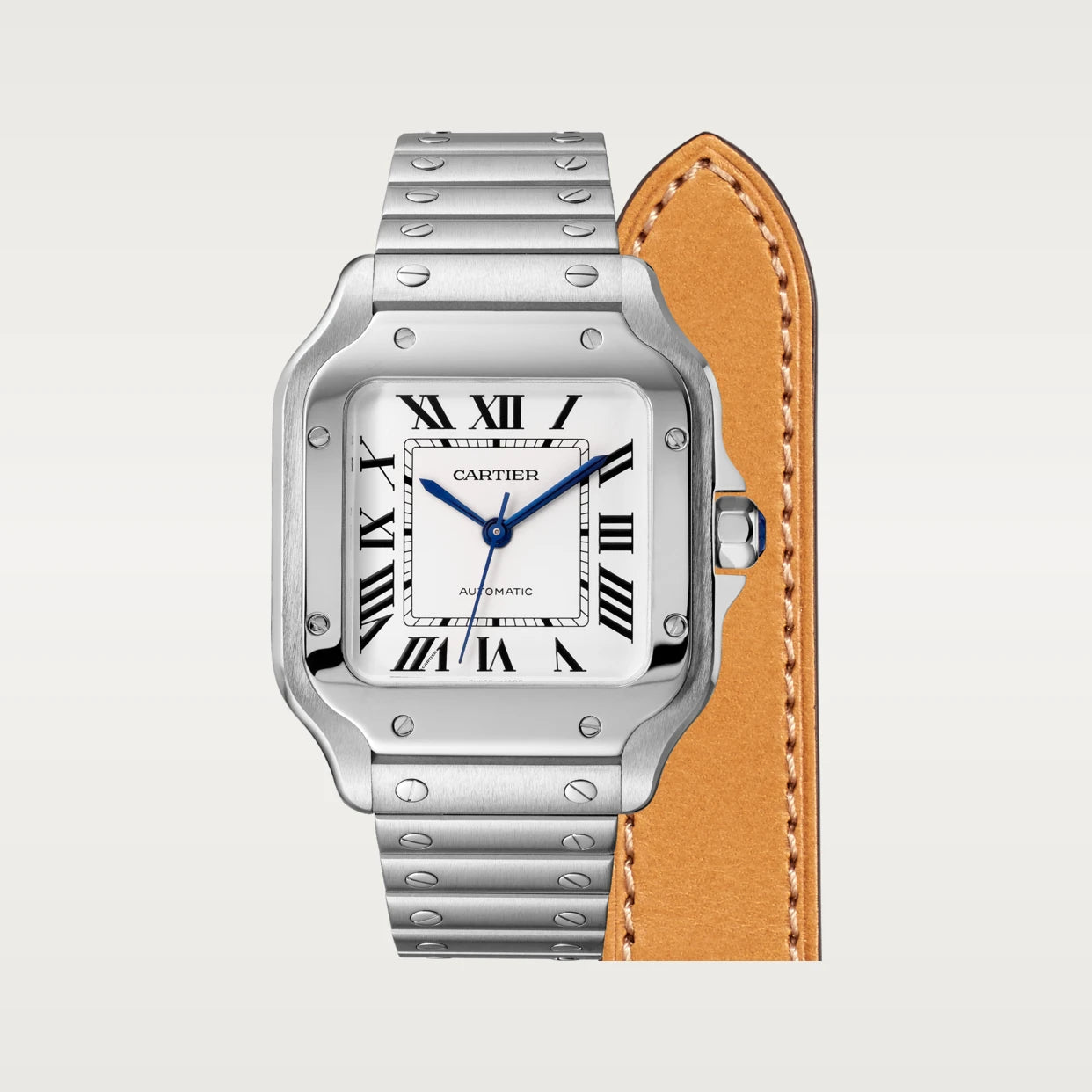 Cartier Santos quadrante Bianco - Modello medio New 2025