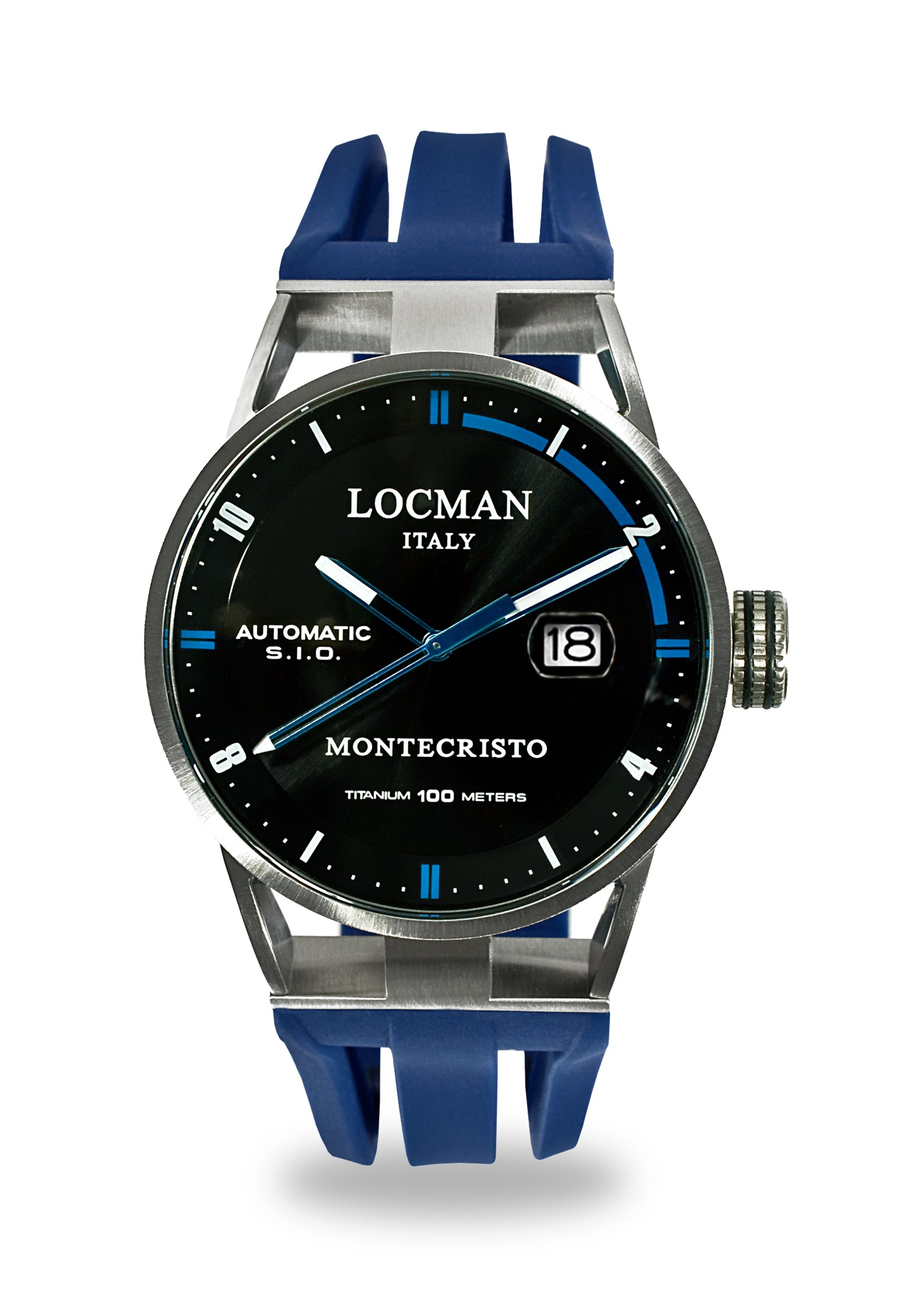 Orologio Montecristo, solo tempo automatico, 44 mm, Locman