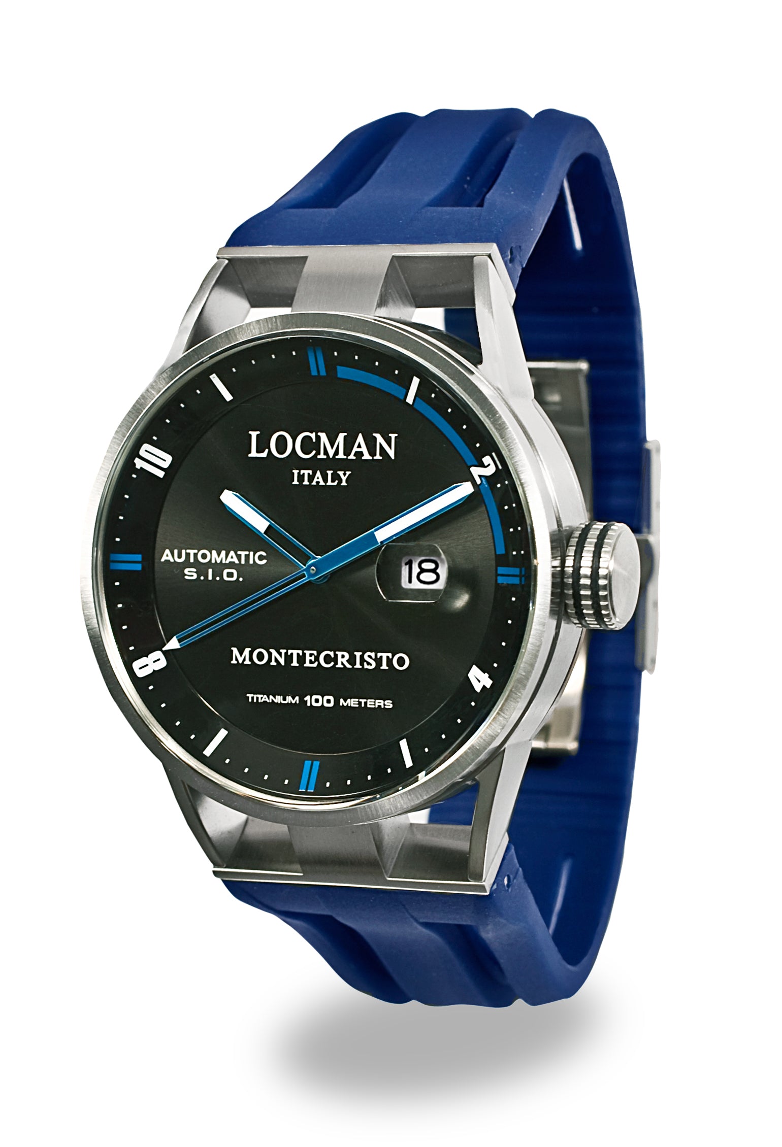 Orologio Montecristo, solo tempo automatico, 44 mm, Locman
