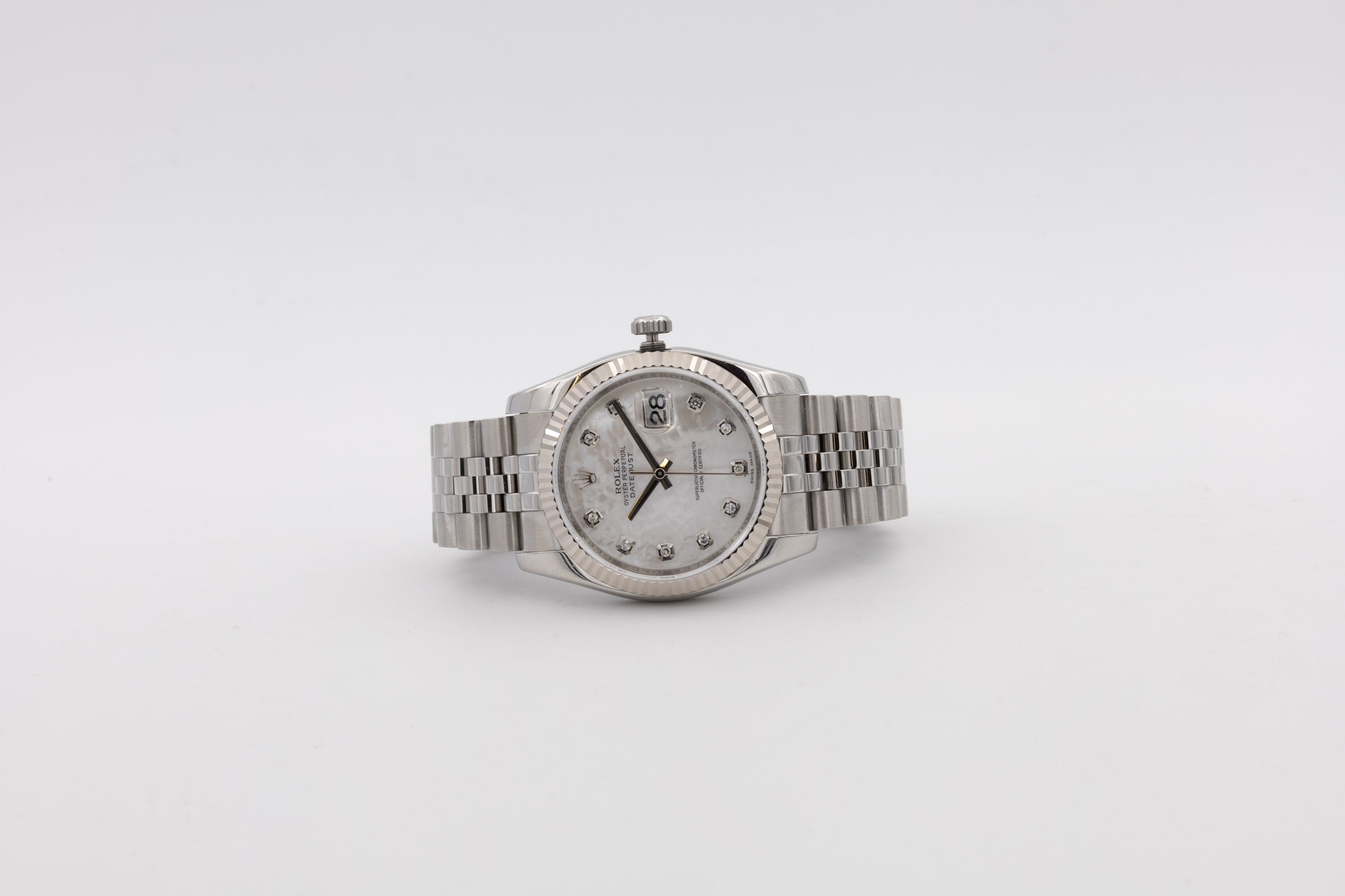 Rolex Datejust 116234 Zifferblatt Blau Roulette aus dem Jahr 2013