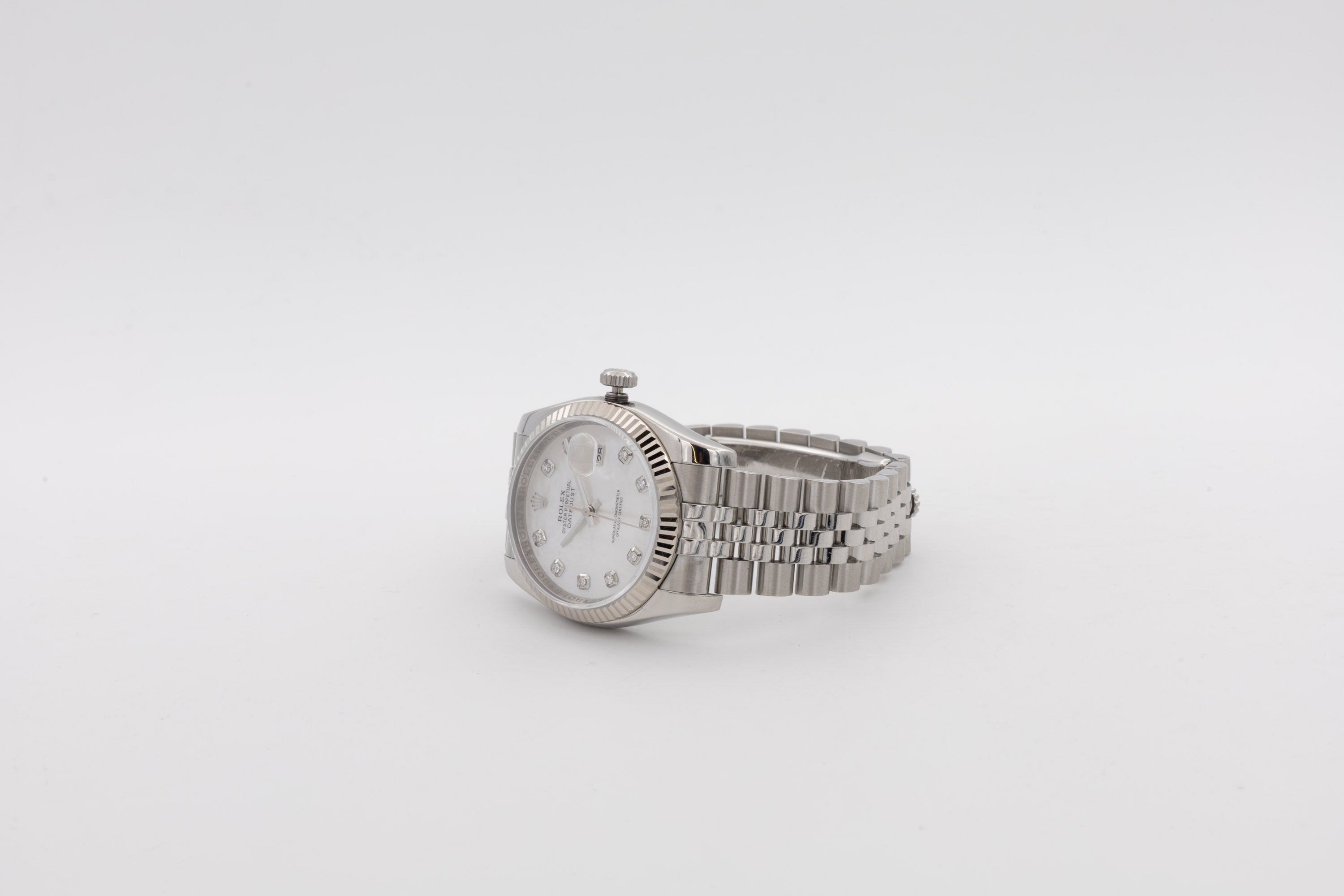 Rolex Datejust 116234 Zifferblatt Blau Roulette aus dem Jahr 2013