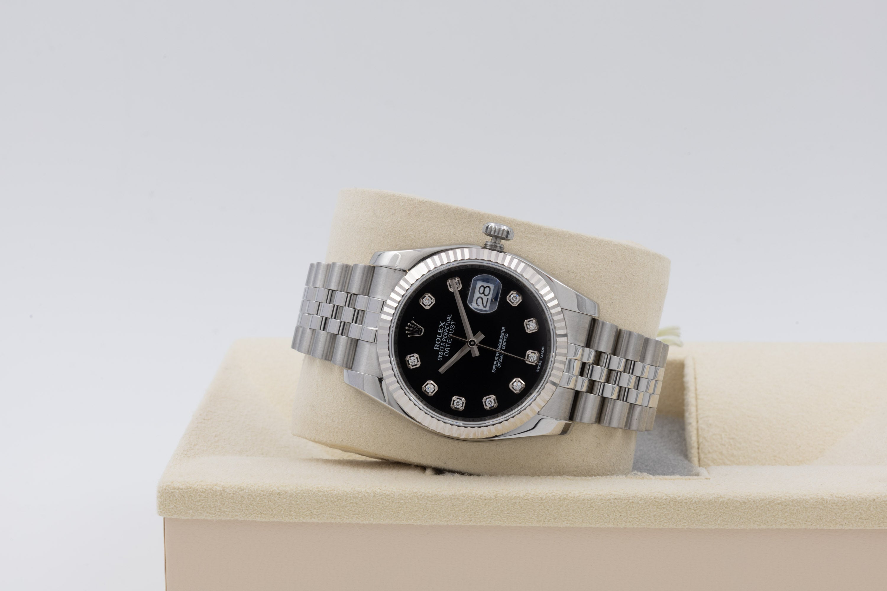 Rolex Datejust 116234 Blue Roulette dial from 2013
