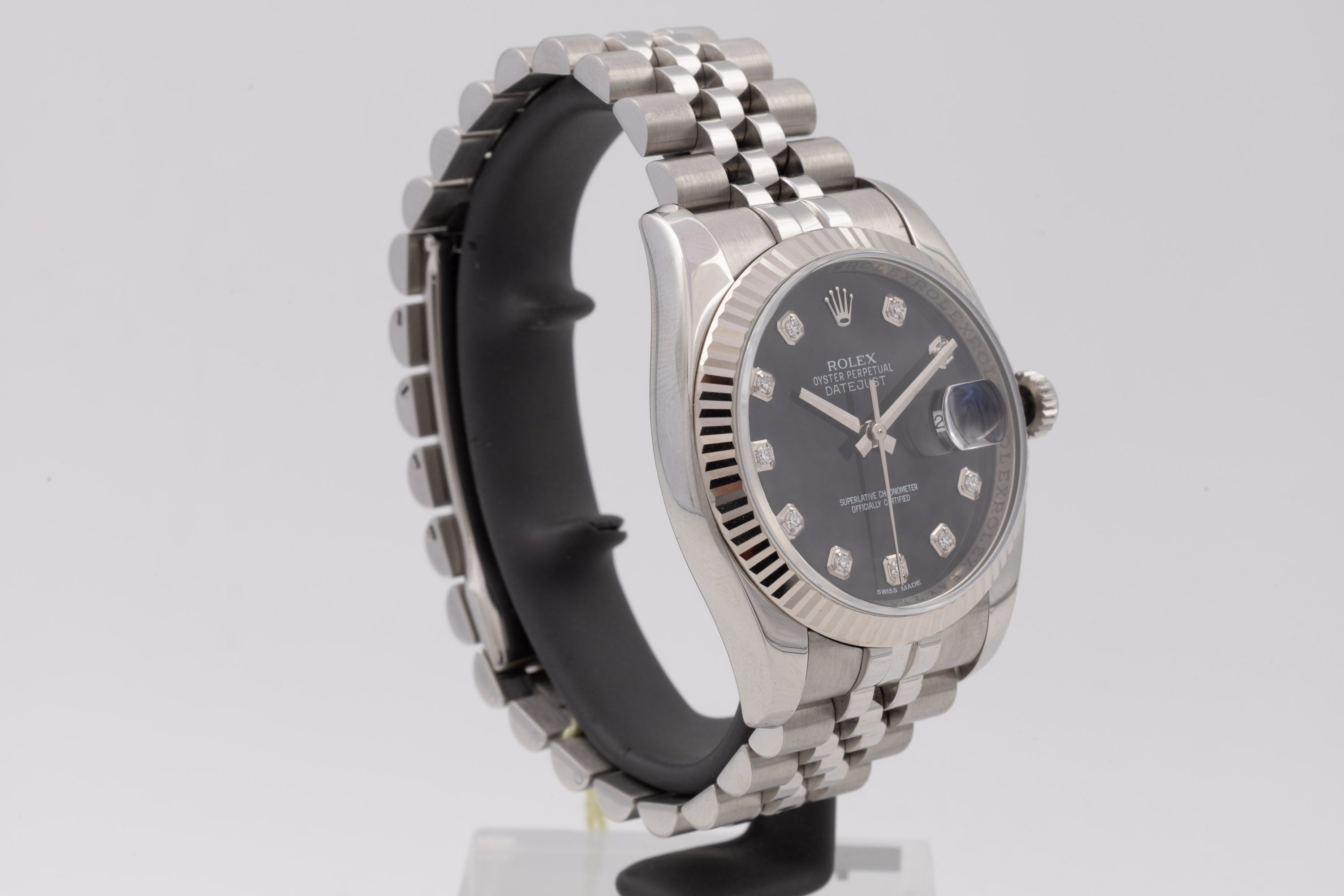 Rolex Datejust 116234 Blue Roulette dial from 2013