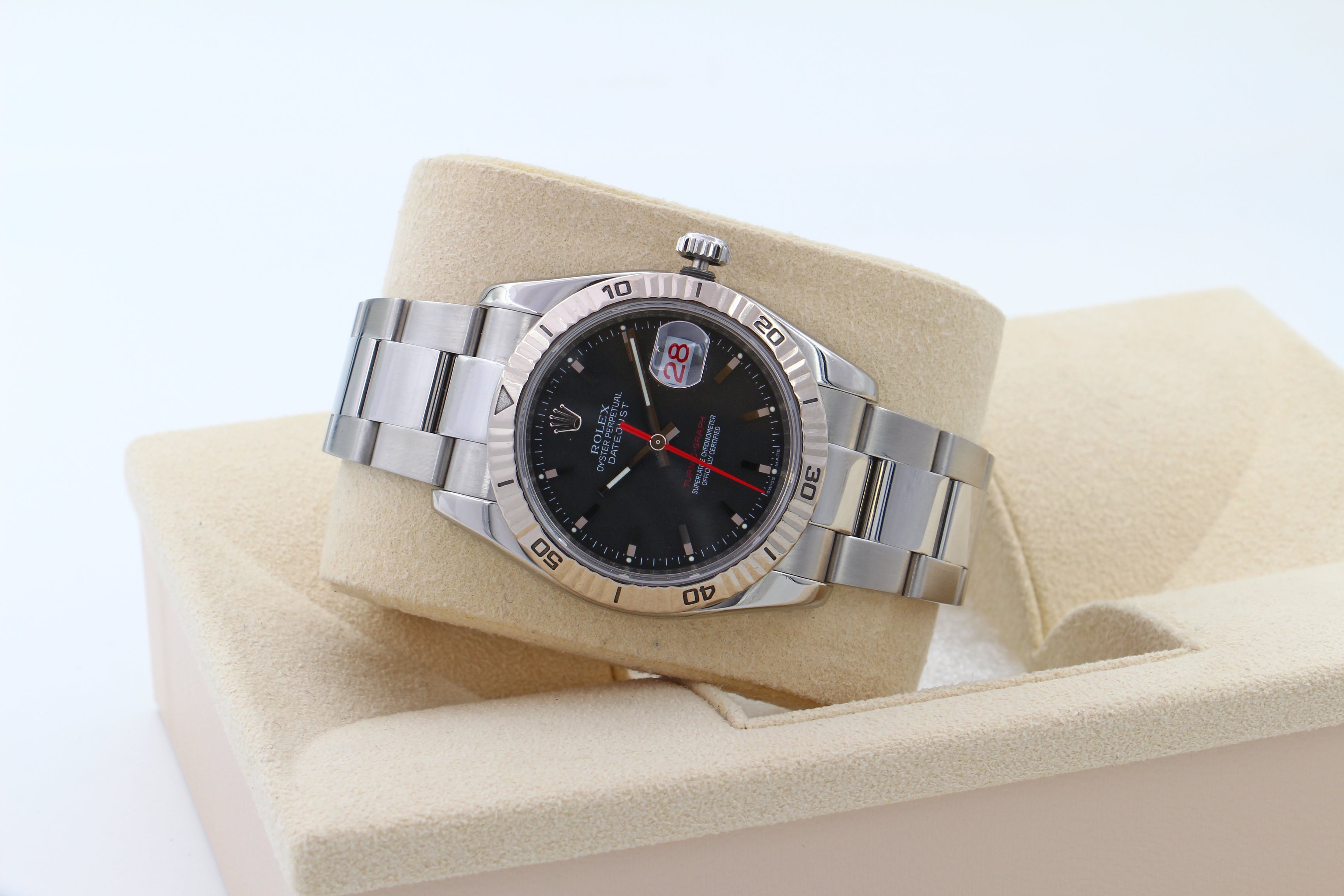Rolex Turn-O-Graph 116264 black dial from 2005