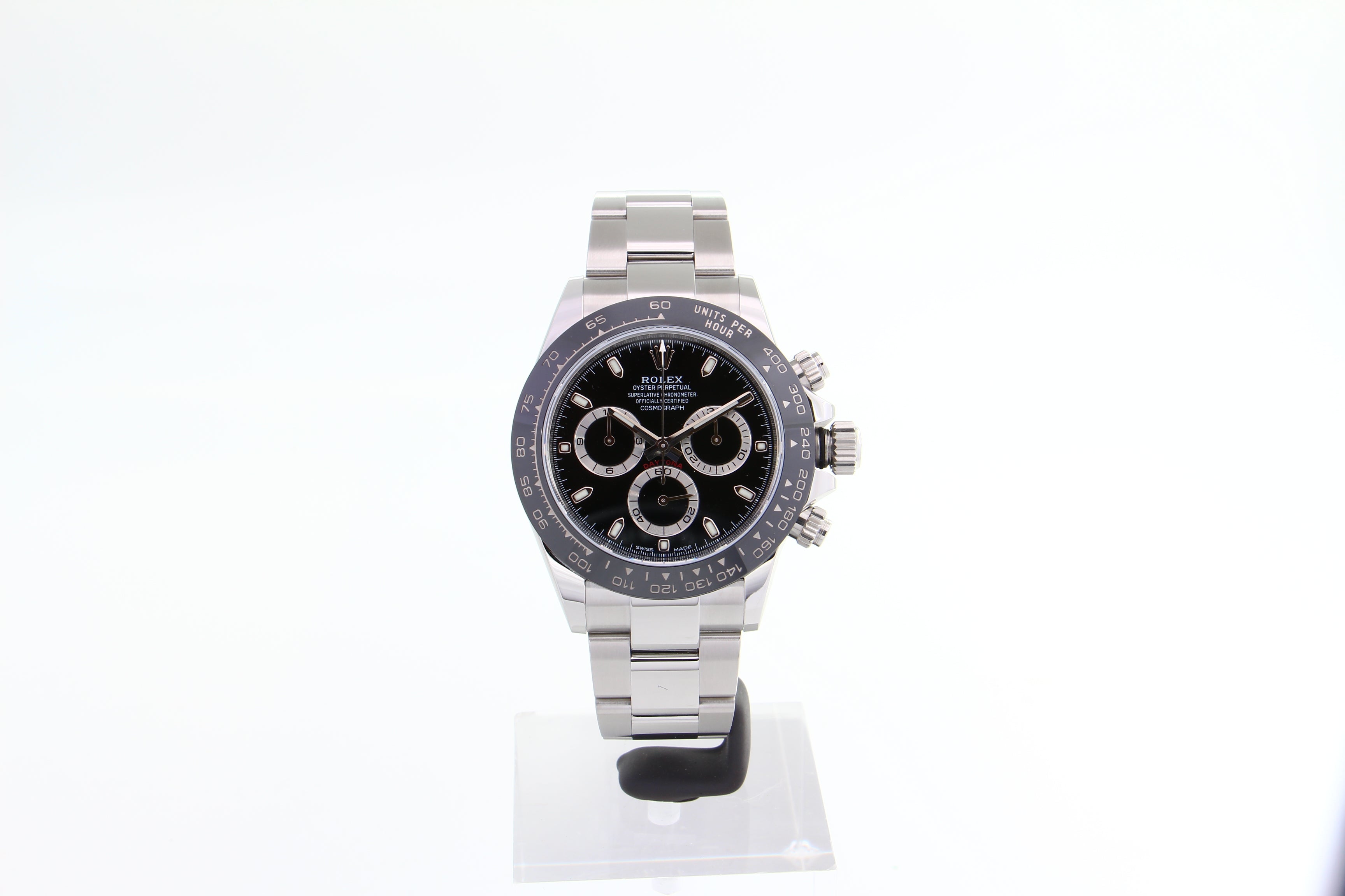 Rolex Daytona 116500LN quadrante nero del 2019