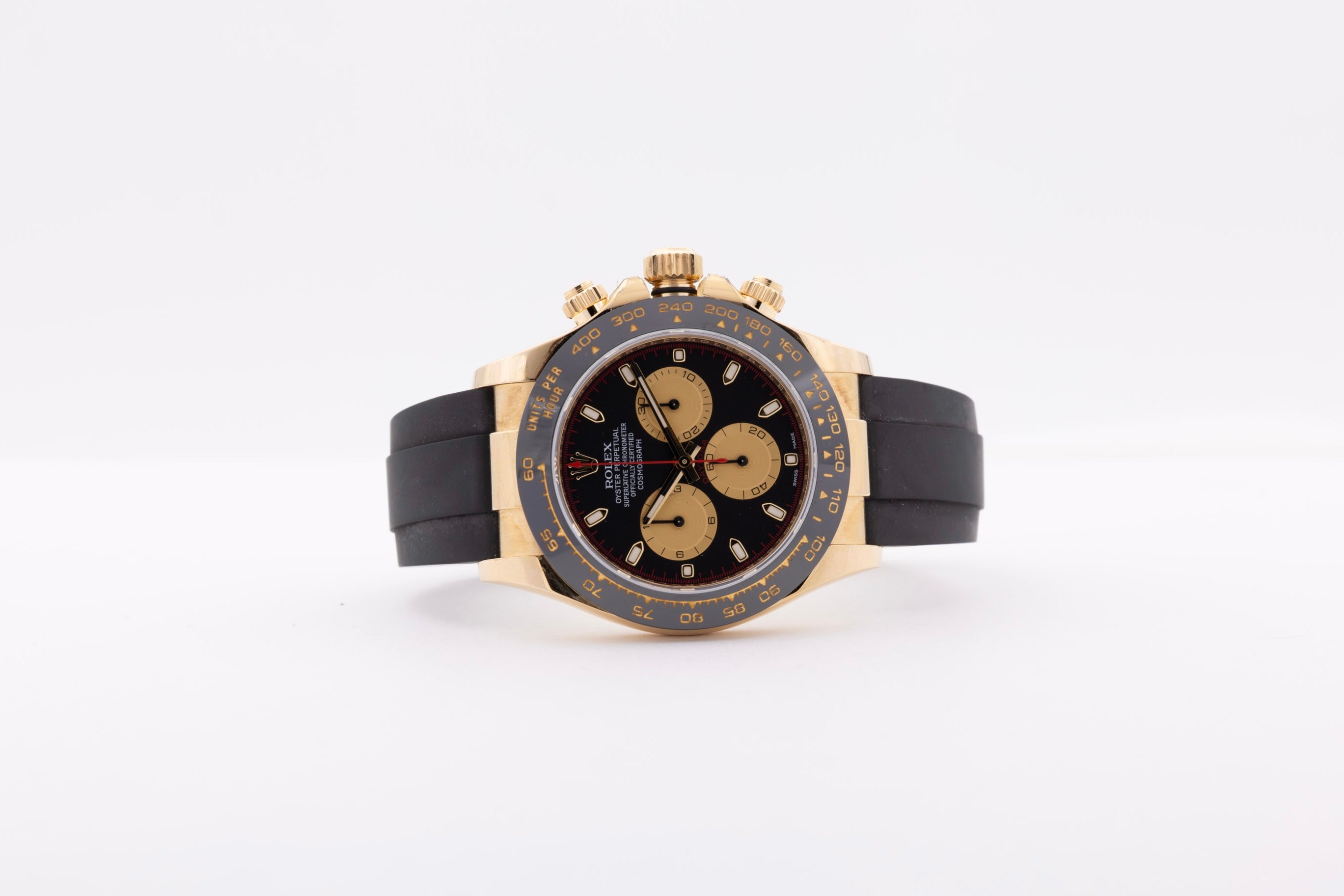 Rolex Daytona 116518LN quadrante nero Oysterflex Italia del 2021
