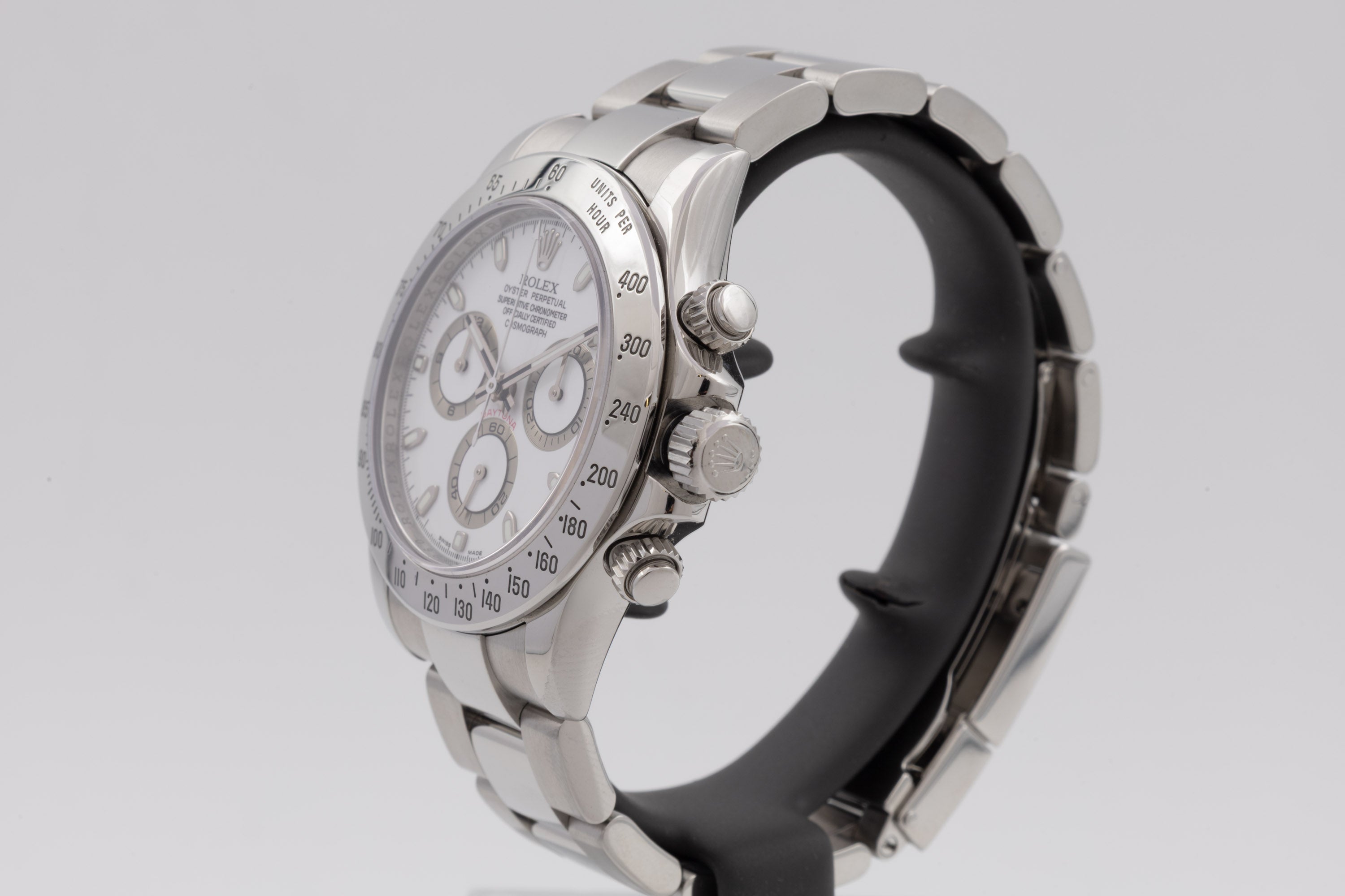 Rolex Daytona 116520 quadrante Bianco Luminova del 2008