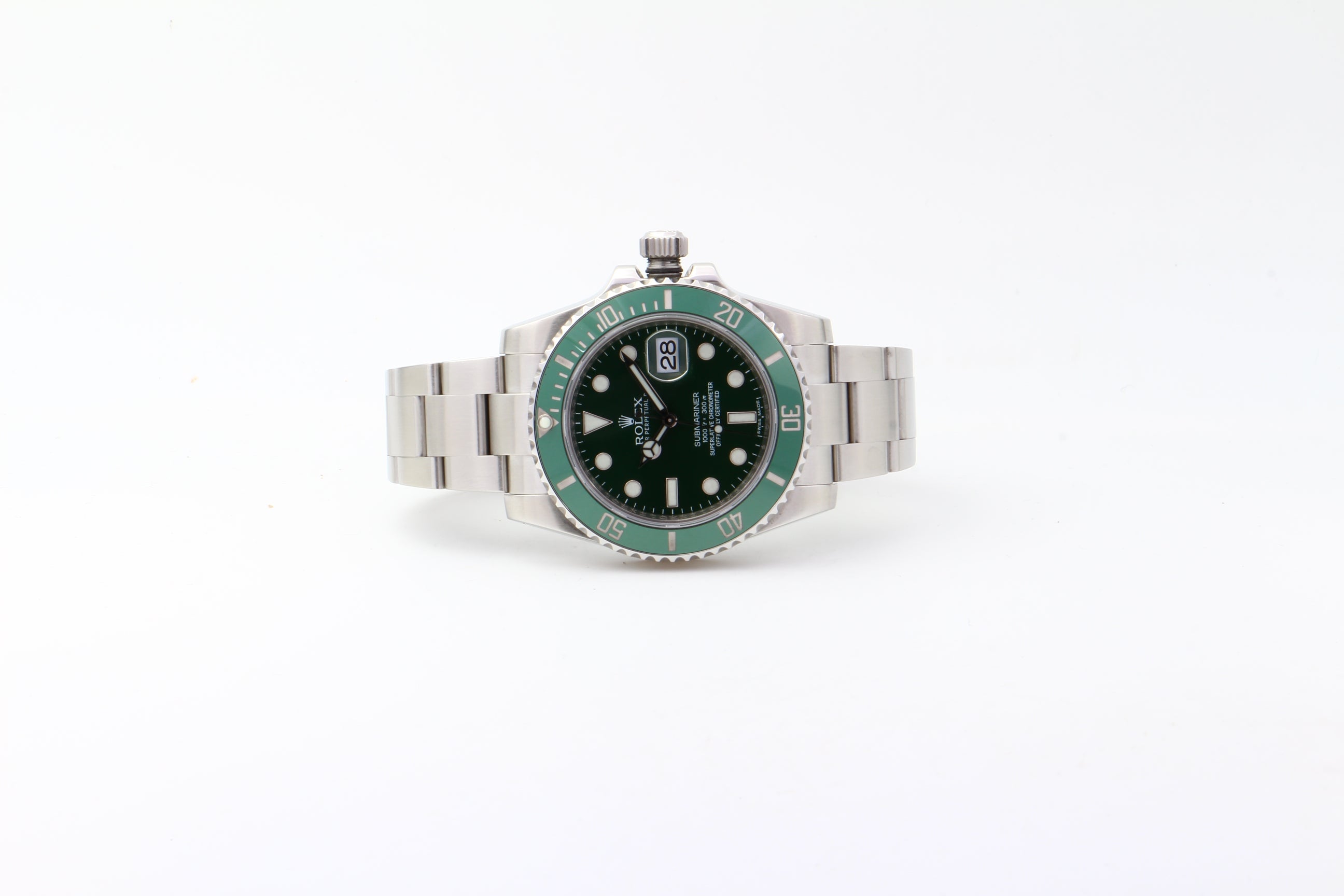 Rolex Submariner Date 116610LV Hulk Bucherer del 2016