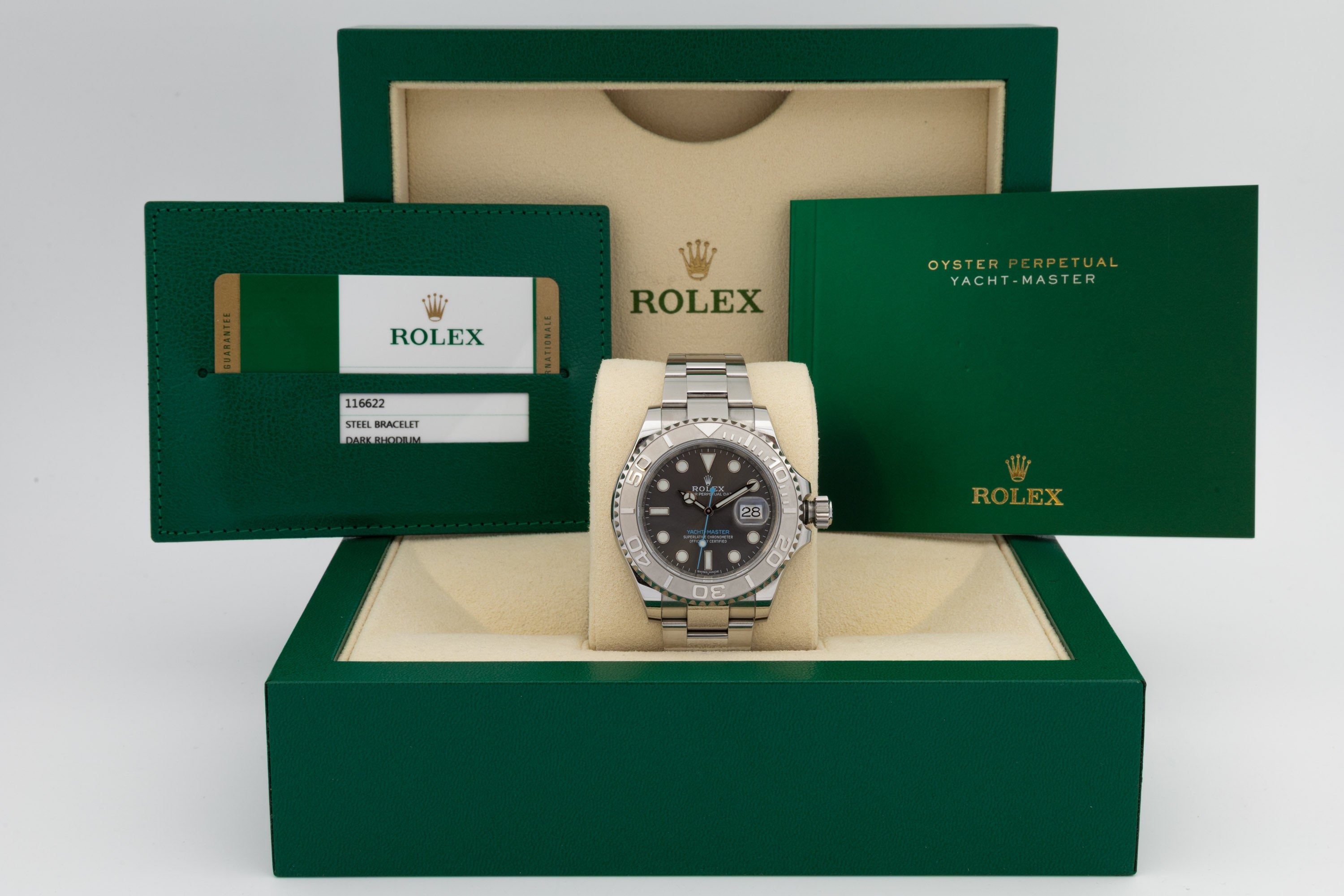 Rolex Yacht-Master 116622 Rolesium Dark Rhodium del 2017 Italia