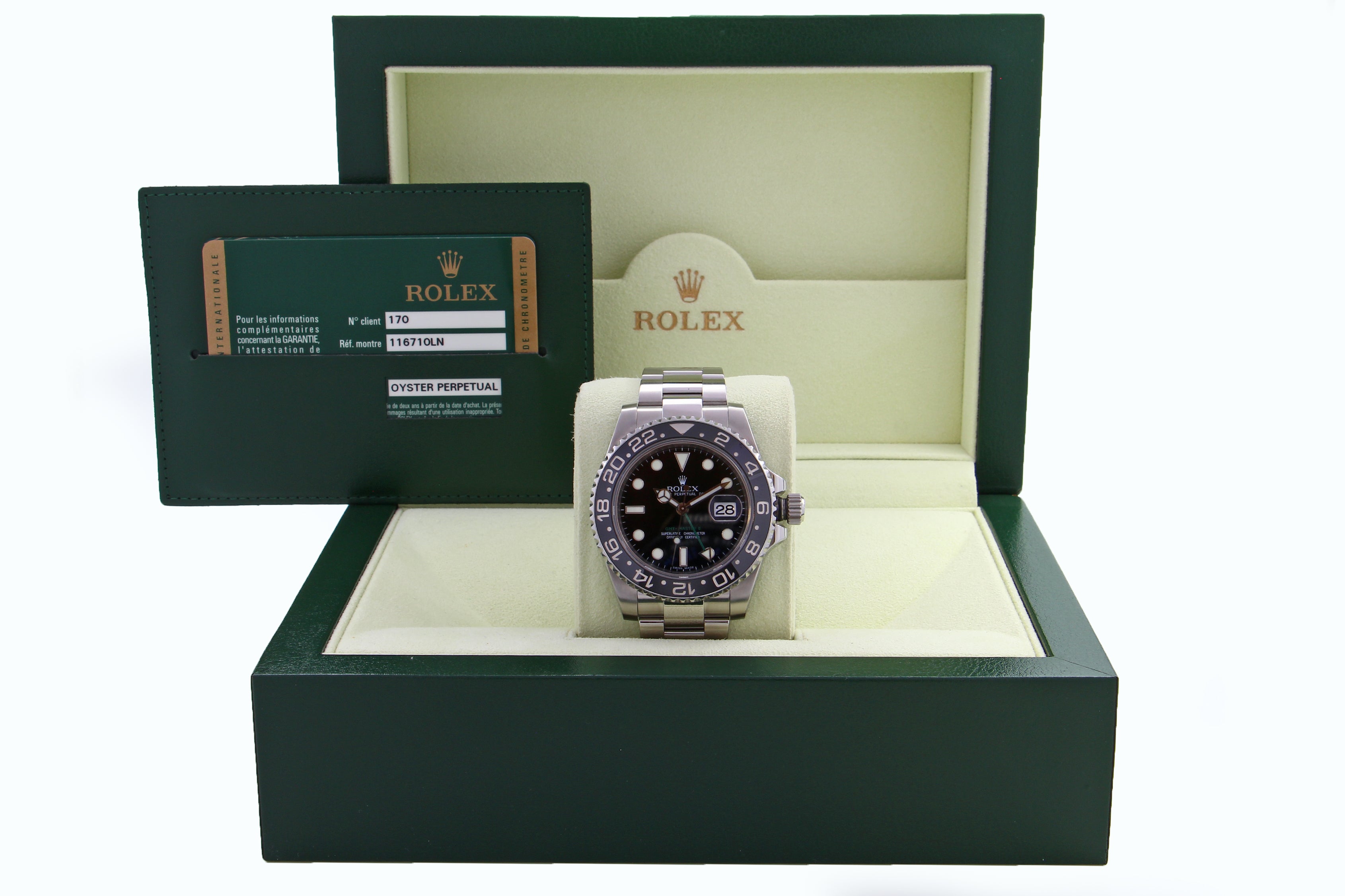 Rolex GMT-Master II 116710LN from 2009 Italy