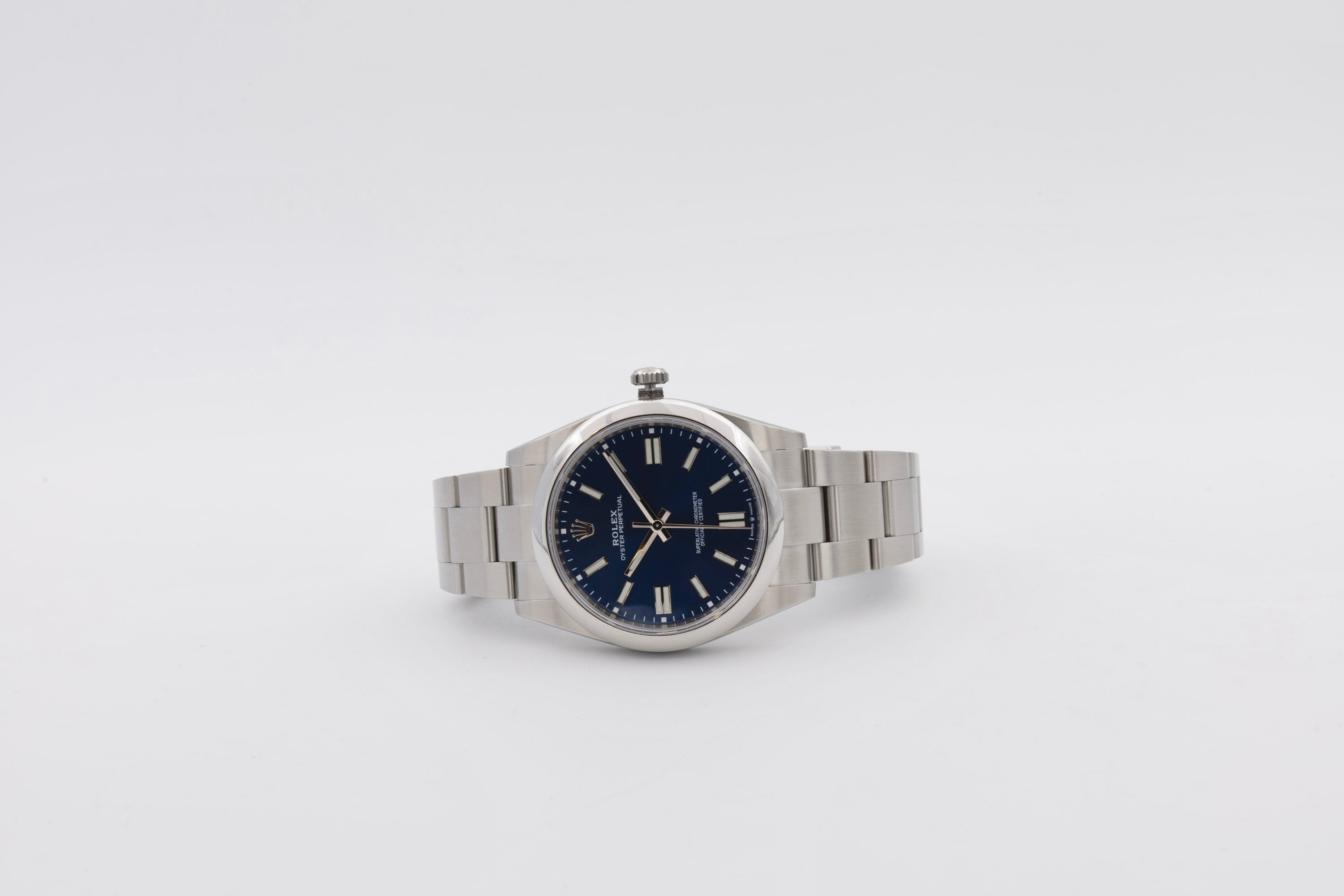 Rolex Oyster Perpetual 124300 quadrante blu vivo del 2023