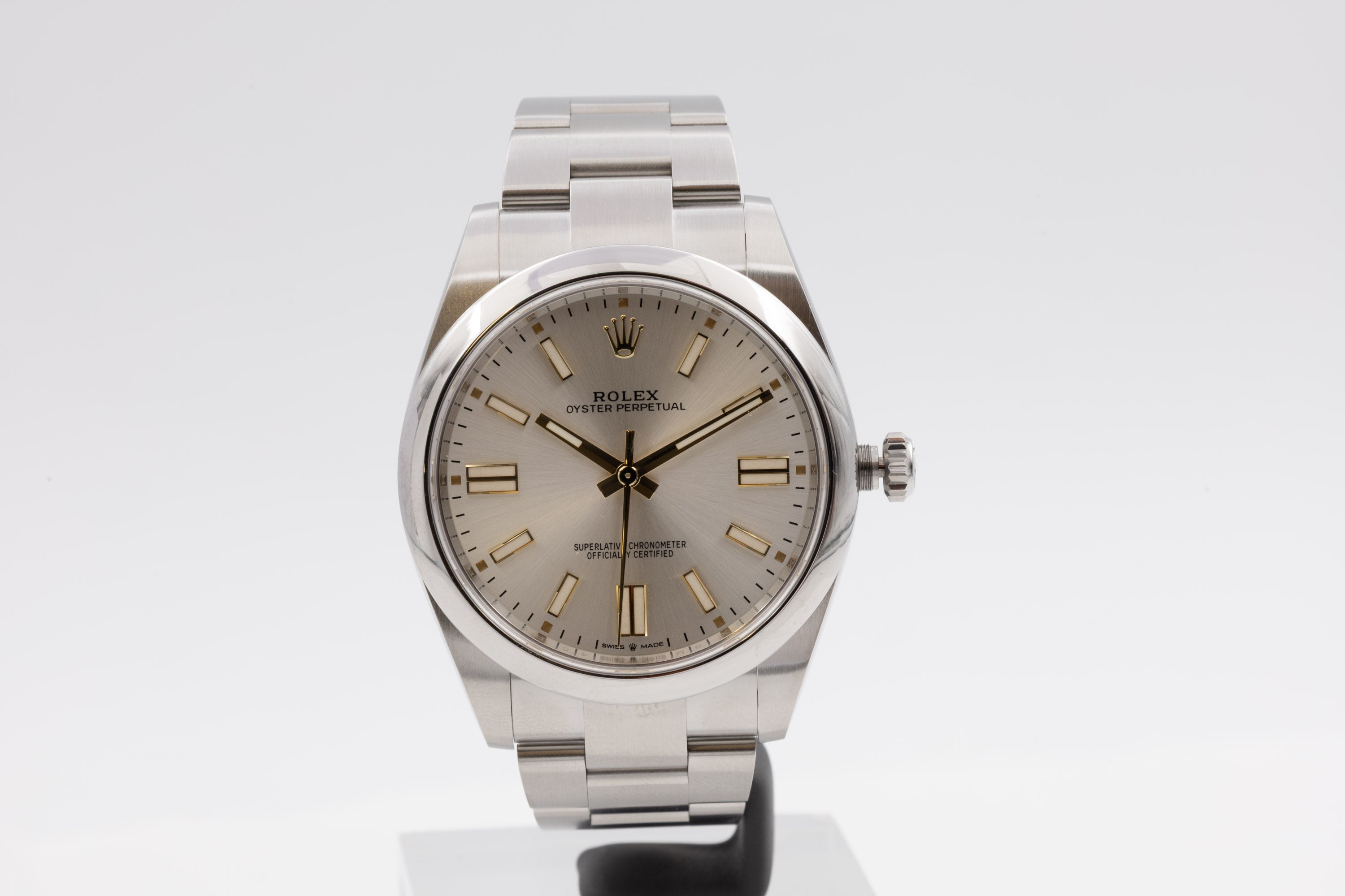 Rolex Oyster Perpetual 124300 quadrante argento soleil del 2021