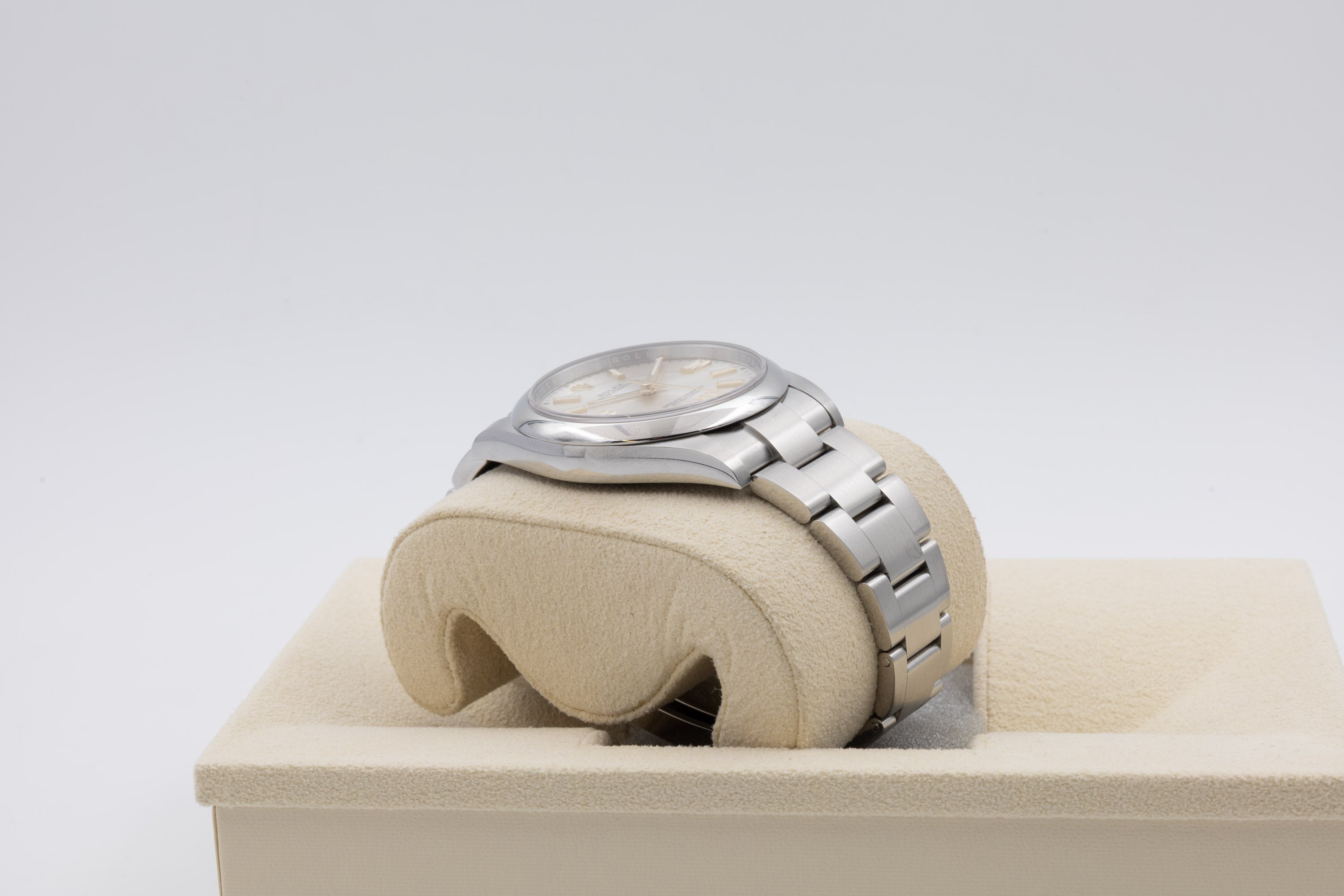 Rolex Oyster Perpetual 124300 quadrante argento soleil del 2021