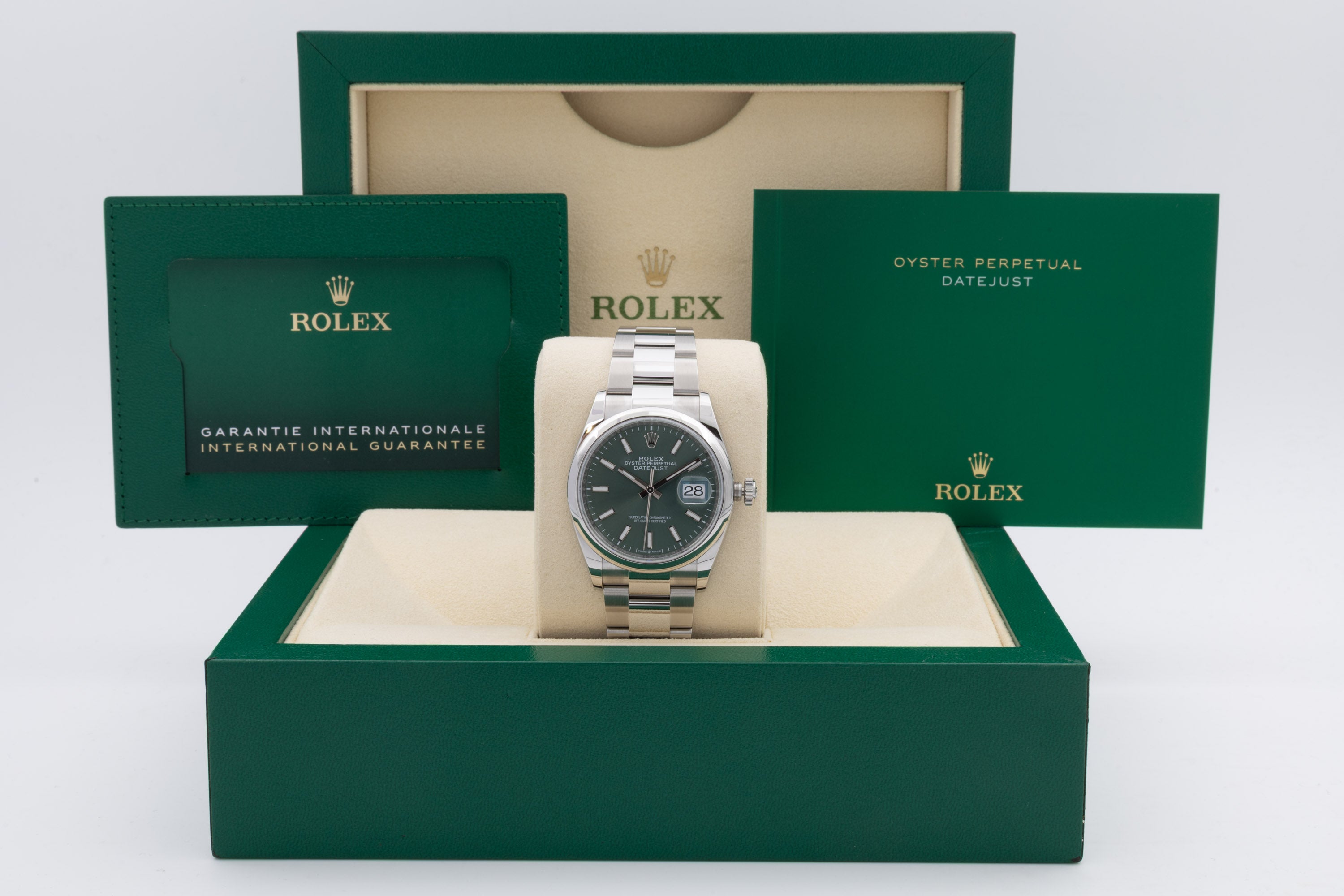 Rolex Datejust 126234 Verde Menta de 2025 Nuevo