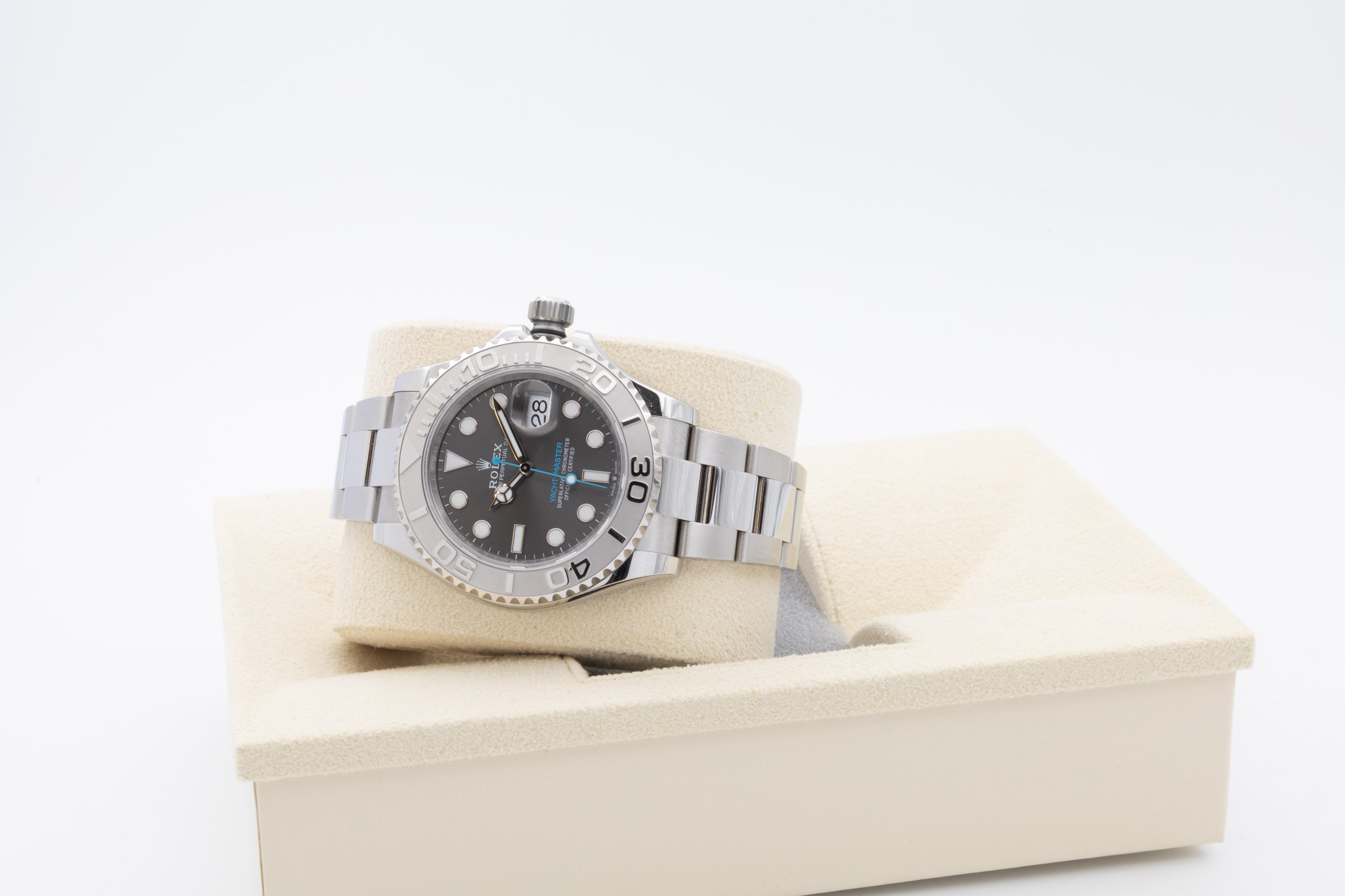 Rolex Yacht-Master 116622 Rolesium Dunkelrhodium aus dem Jahr 2019