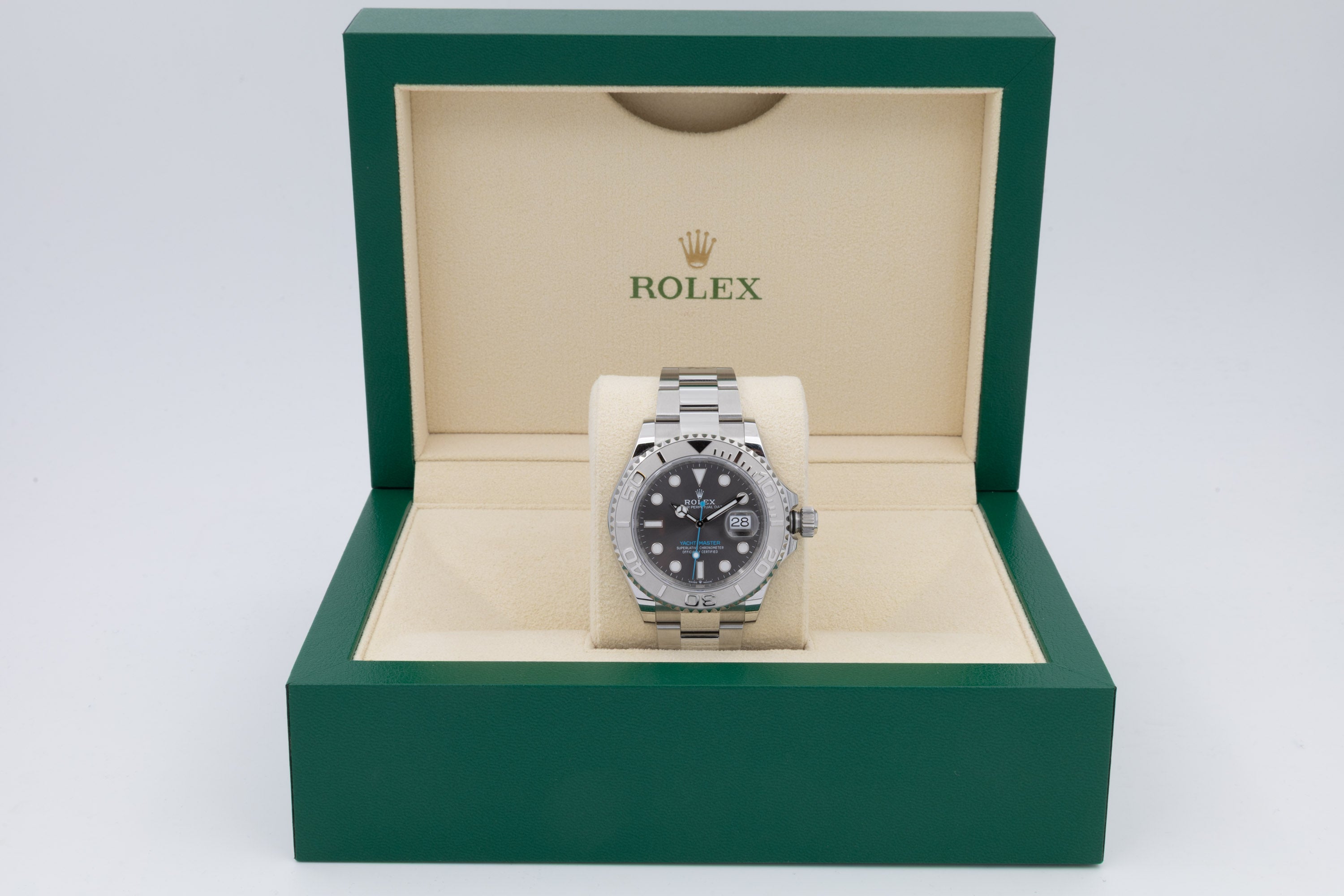 Rolex Yacht-Master 116622 Rolesium Dunkelrhodium aus dem Jahr 2019