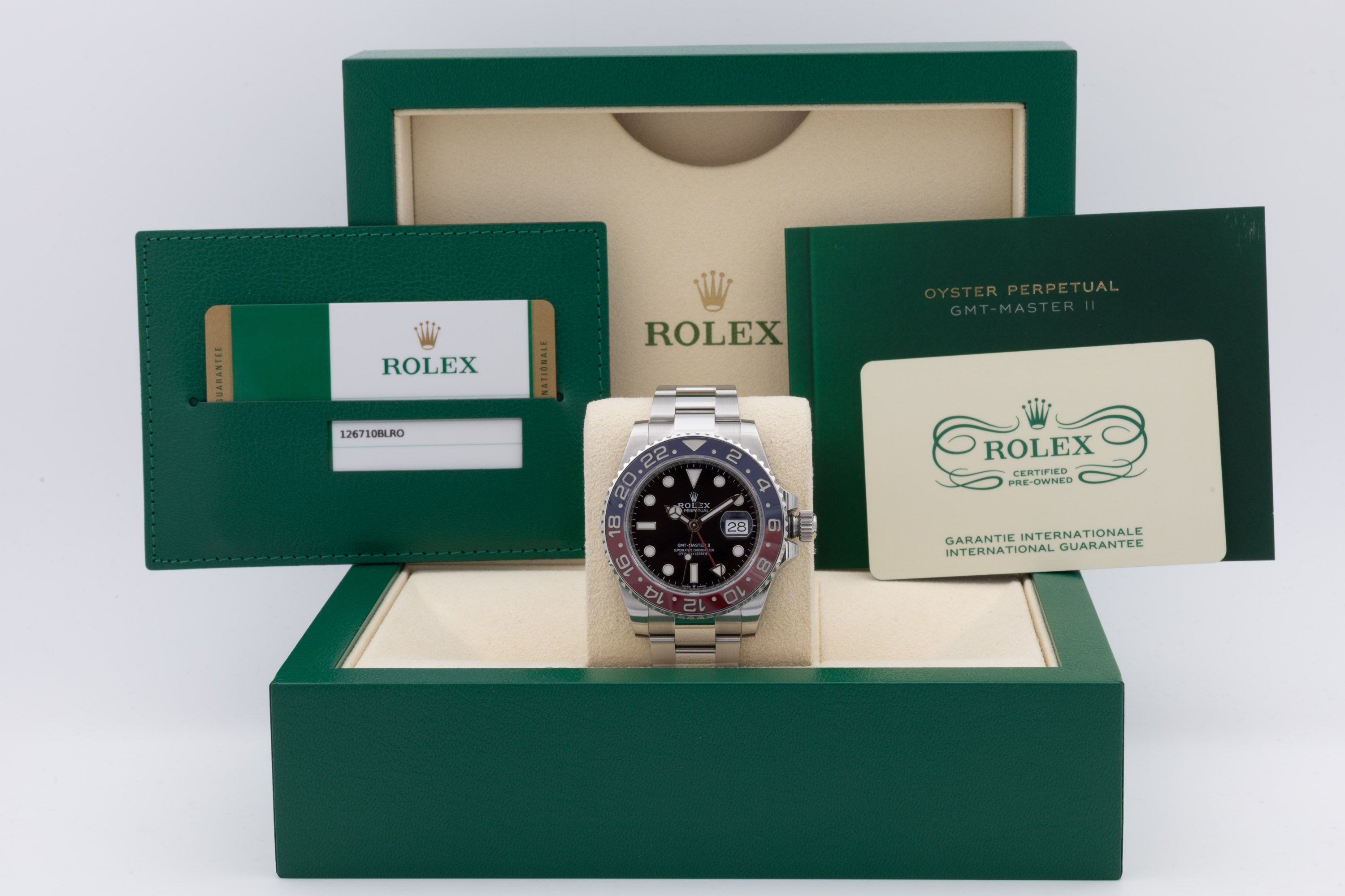Rolex GMT-Master II Pepsi 126710BLRO Oyster aus dem Jahr 2019 Zertifizierte Gebrauchtware