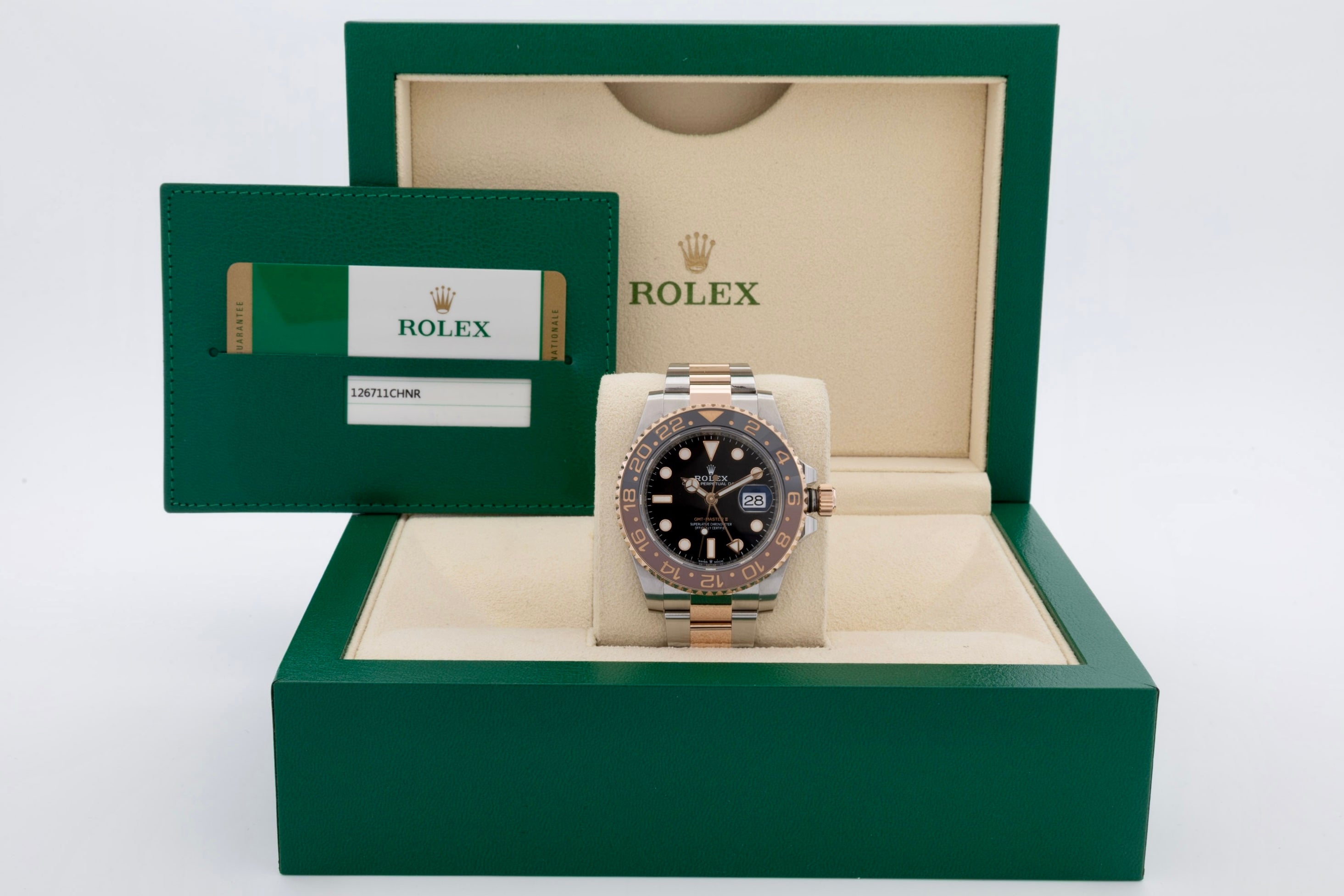 Rolex GMT-Master II Rootbeer 126711CHNR Everose aus dem Jahr 2018