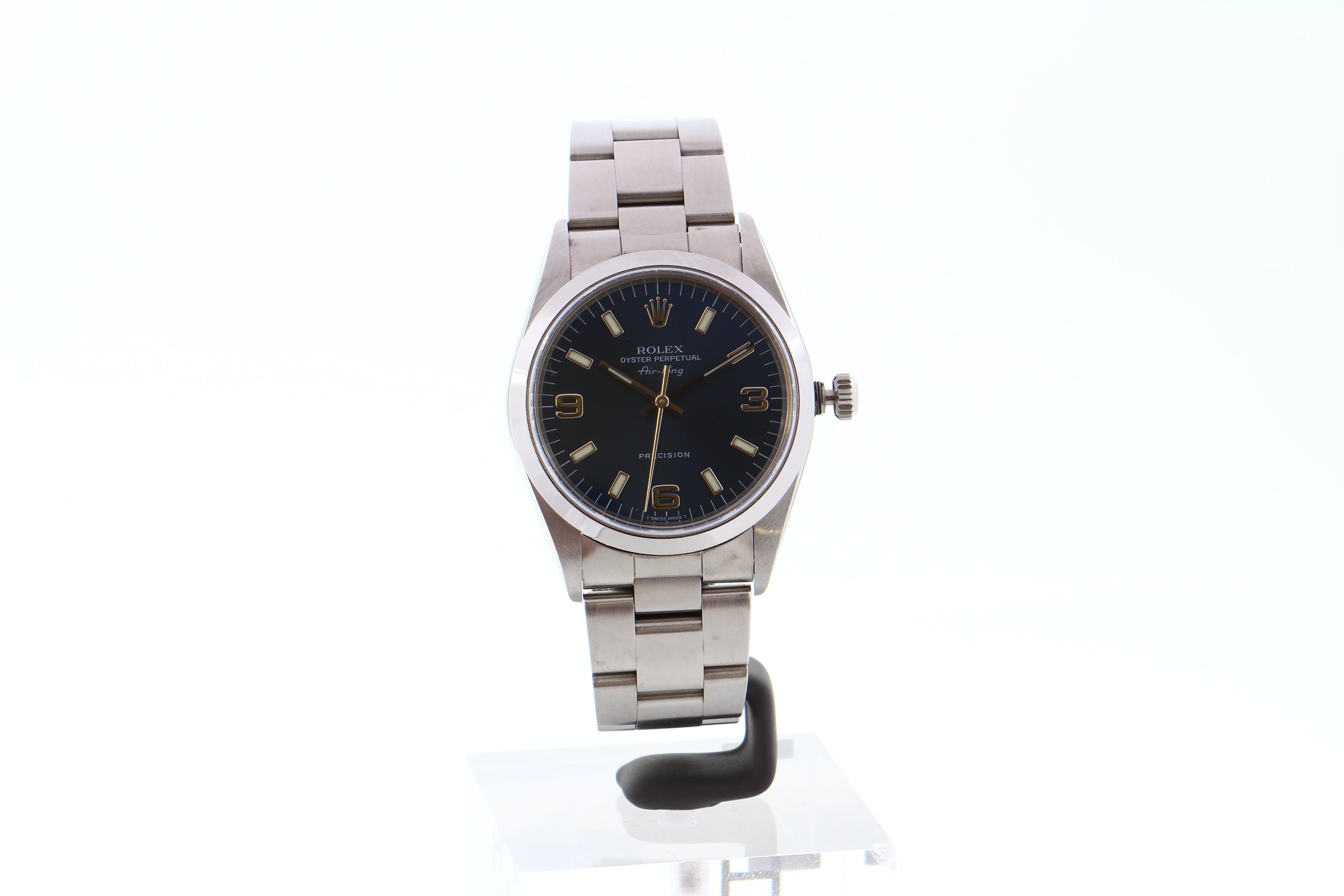 Rolex Air-King 14000 quadrante blu del 1999