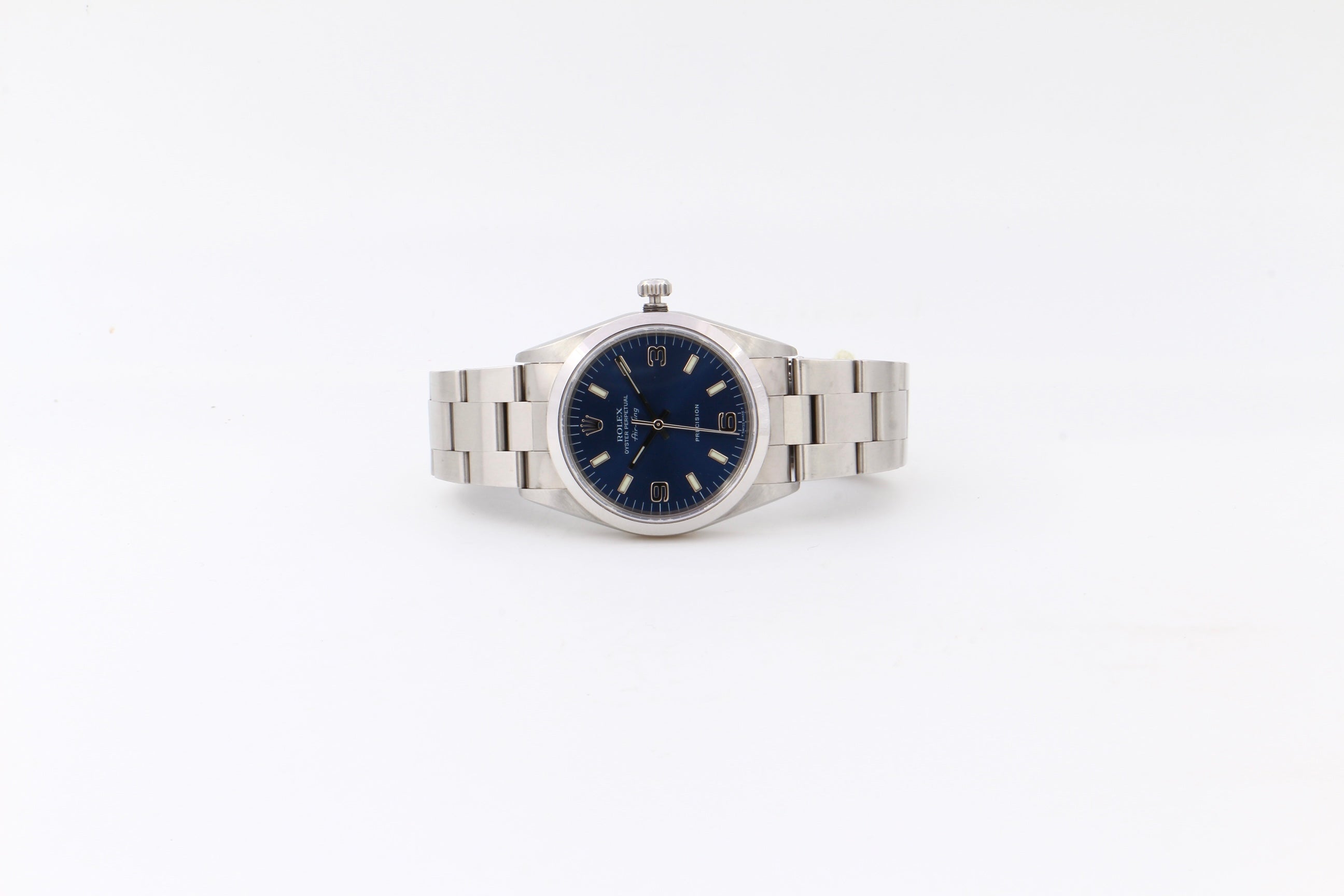 Rolex Air-King 14000 quadrante blu del 1999