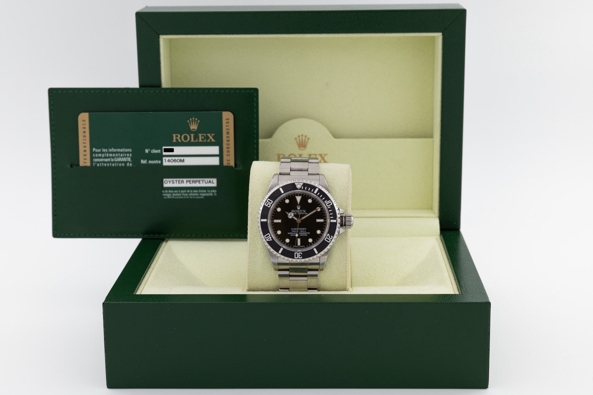 Rolex Submariner 14060M RRR 4Lines del 2011 garanzia Italia