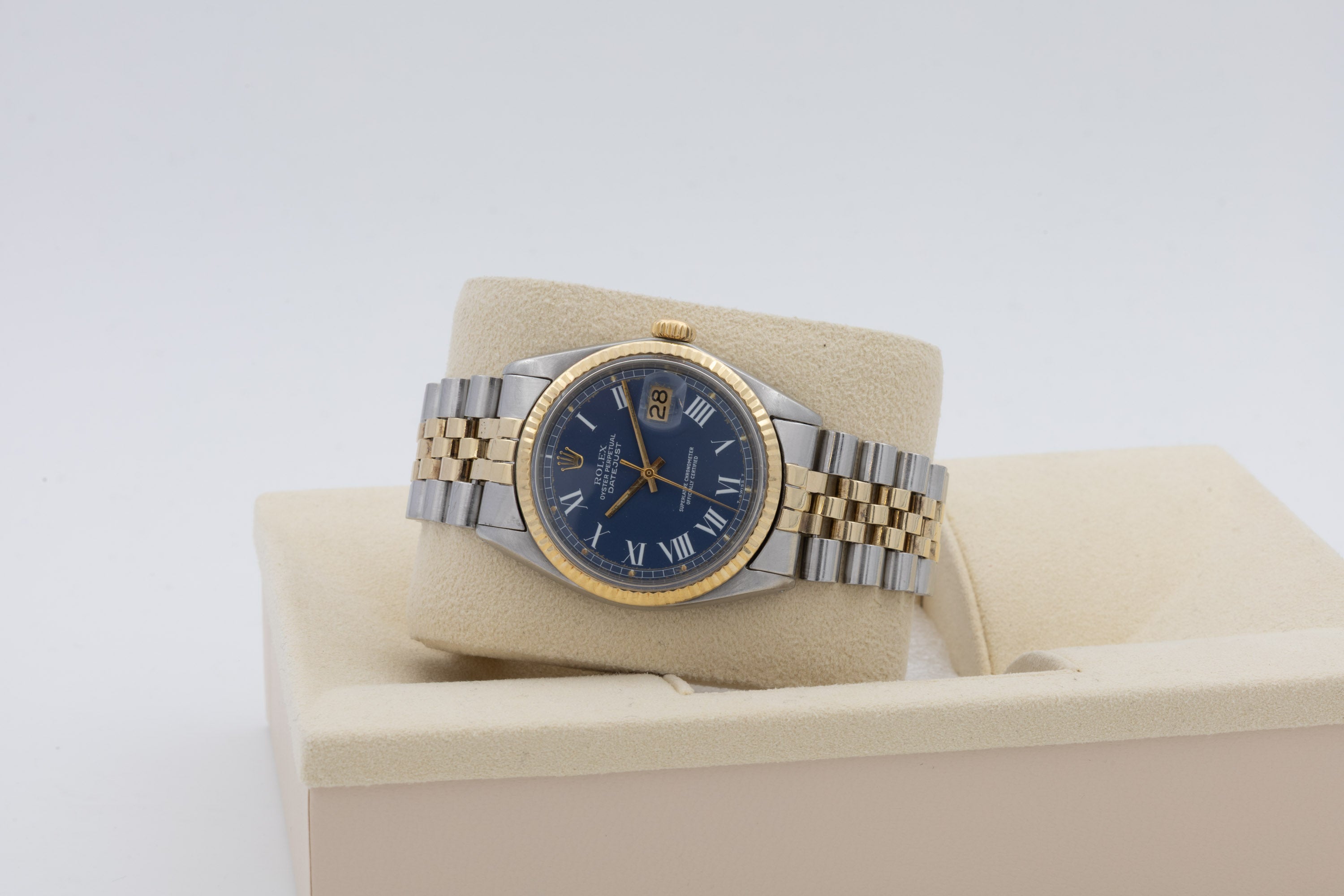 Rolex Datejust 1601.3 blaues Zifferblatt Buckley von 1967
