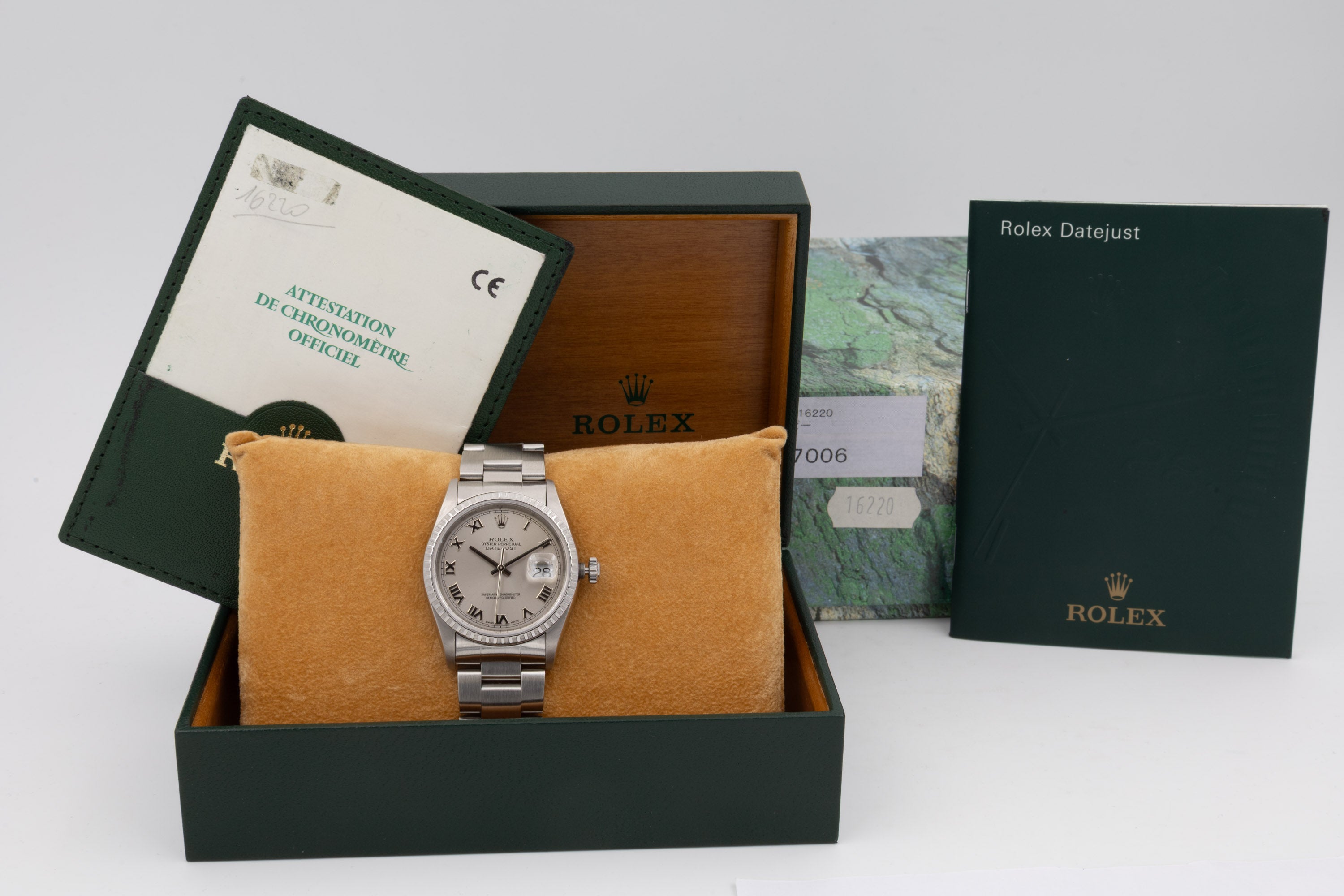 Rolex Datejust 16234 Zifferblatt Creme aus dem Jahr 1994