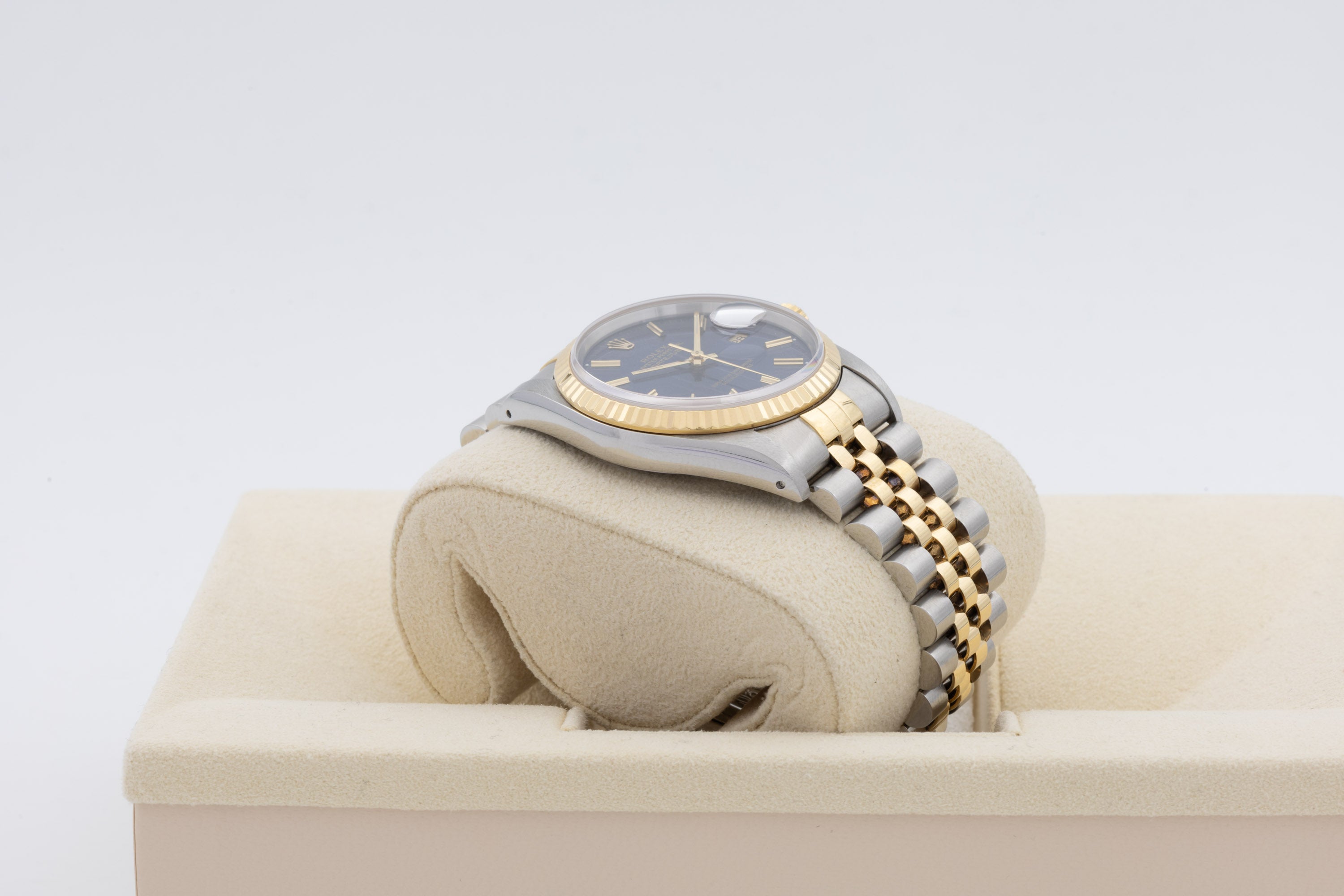 Rolex Datejust 16233G cadran Argent Anniversaire avec diamants de 2002