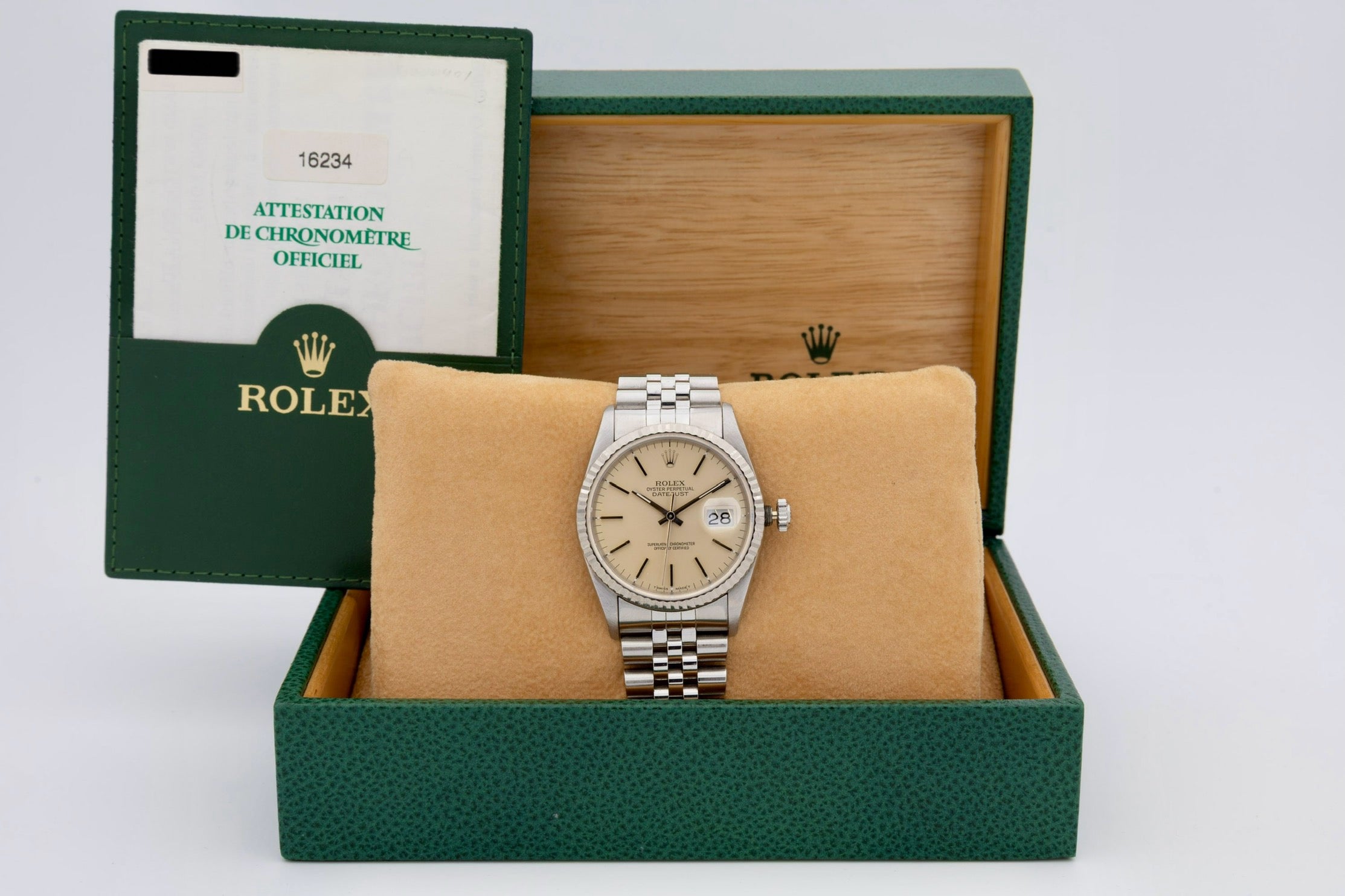 Rolex Datejust 16234 quadrante Crema del 1994
