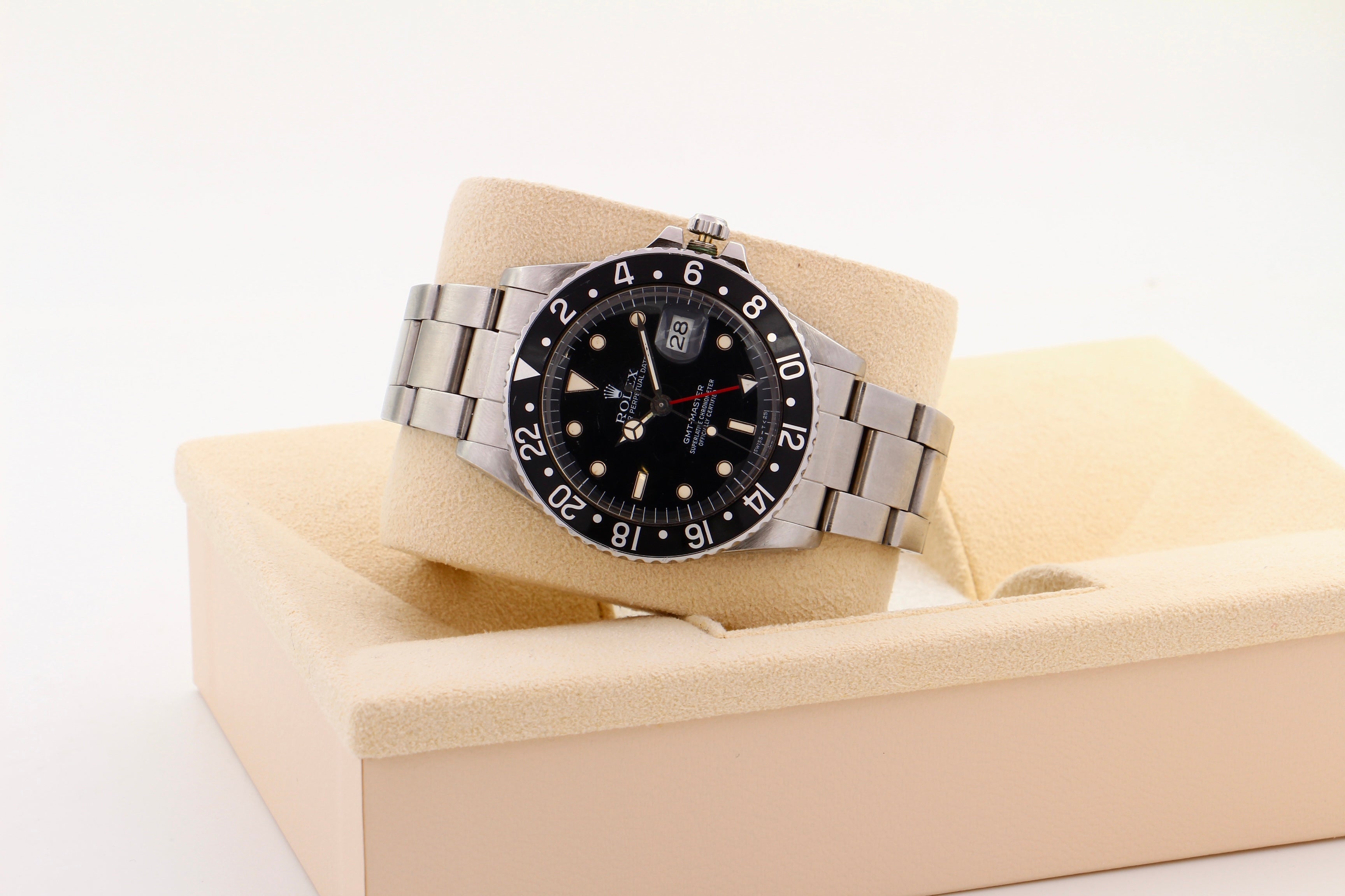 Rolex GMT-Master 16750 ghiera nera del 1984