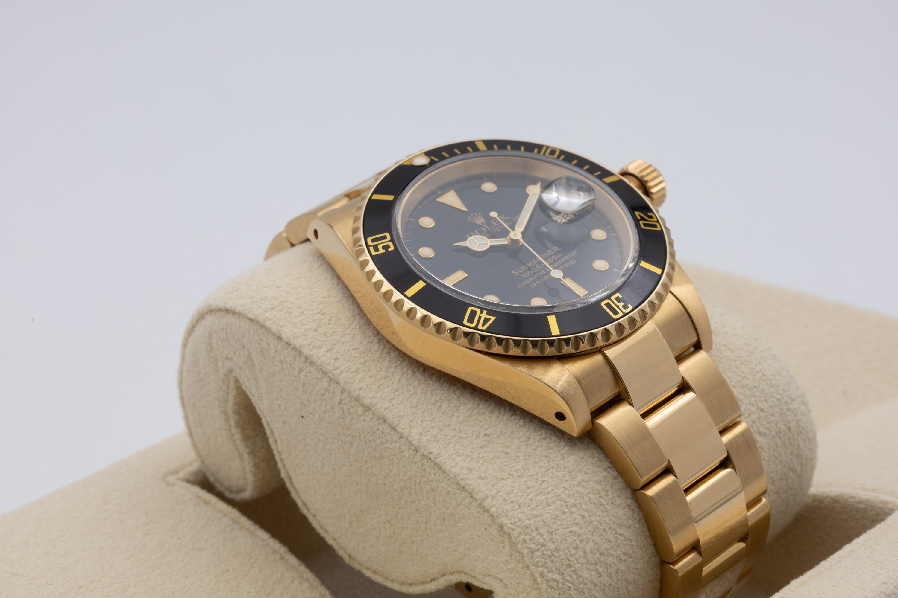 Rolex Submariner Date 16618 quadrante nero Service Rolex del 1991