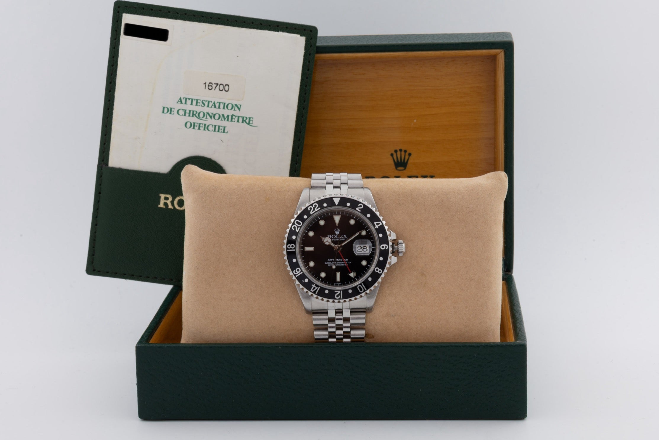 Rolex GMT-Master Nero Jubilee 16700 del 1999