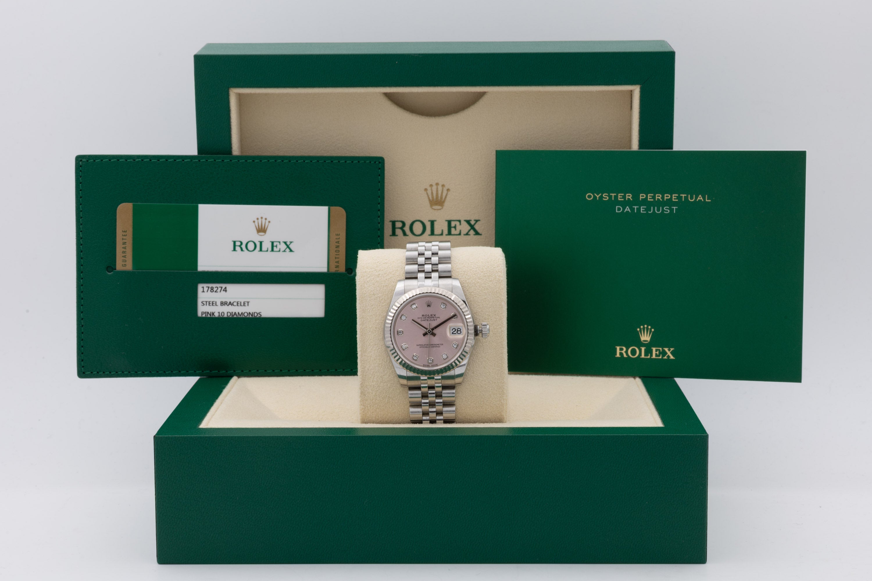 Rolex Datejust 178240 esfera azul de 2012