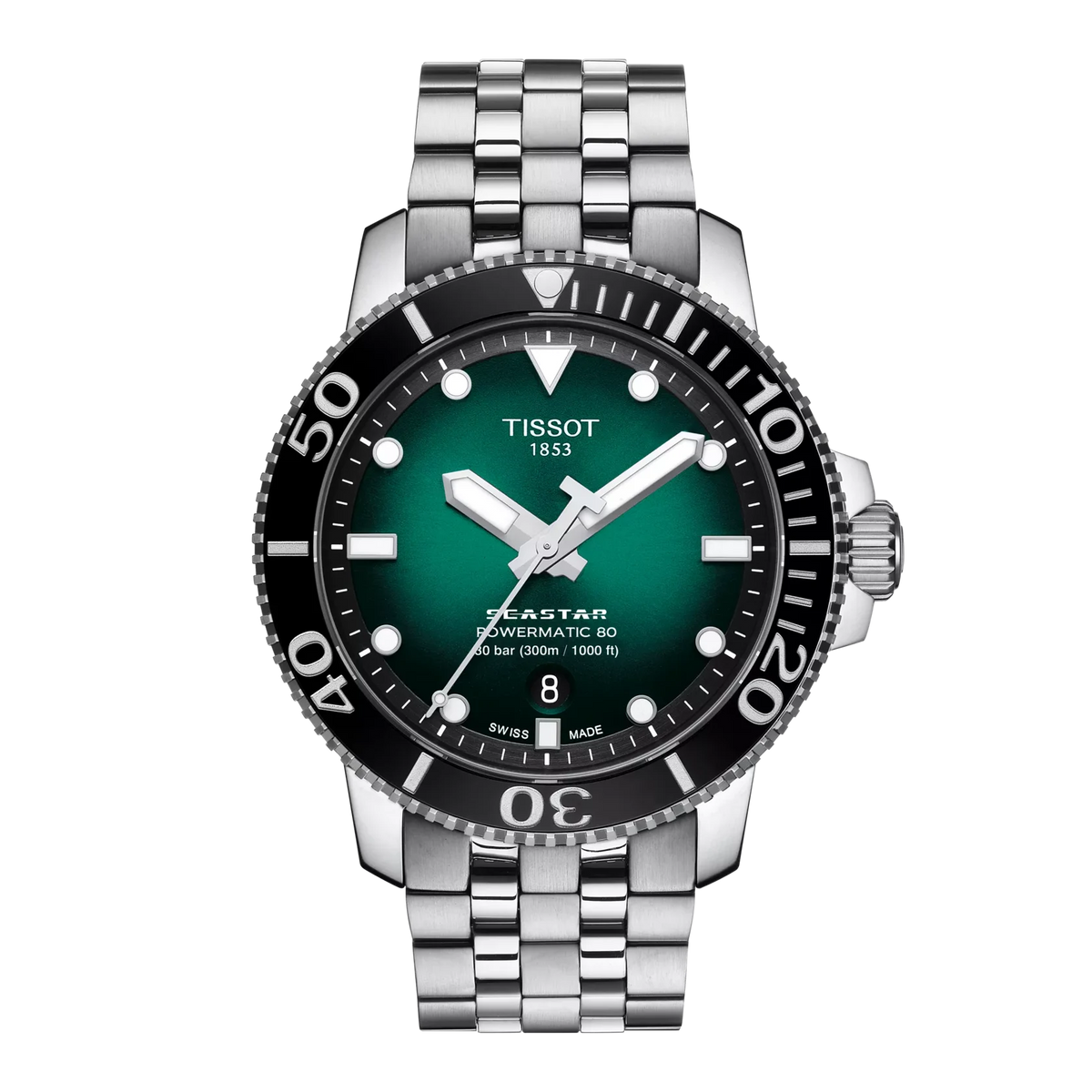 Orologio Seastar 1000 Powermatic 80, 43 mm, Tissot 