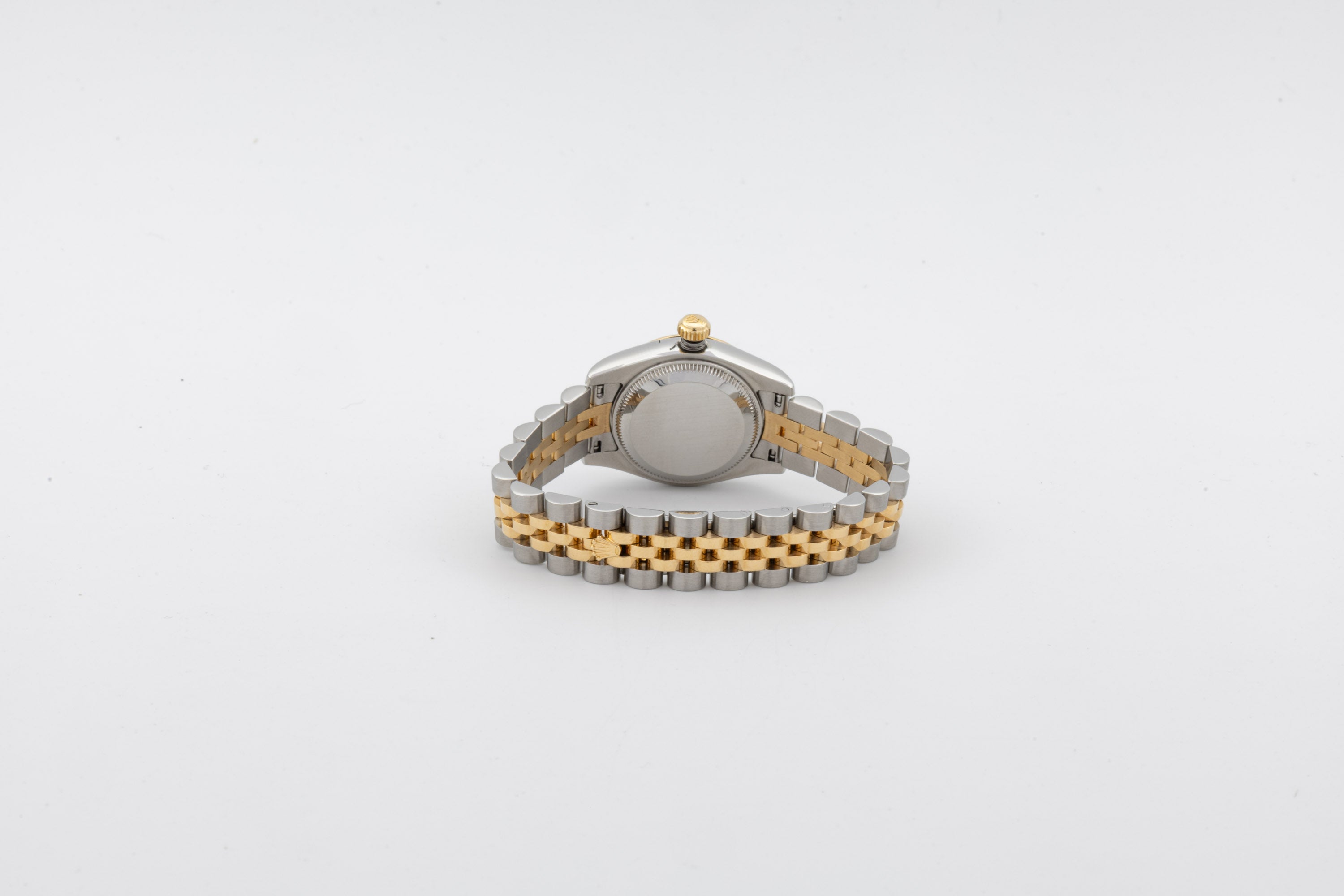 Rolex Lady Datejust 179173 G quadrante champagne e diamanti del 2008