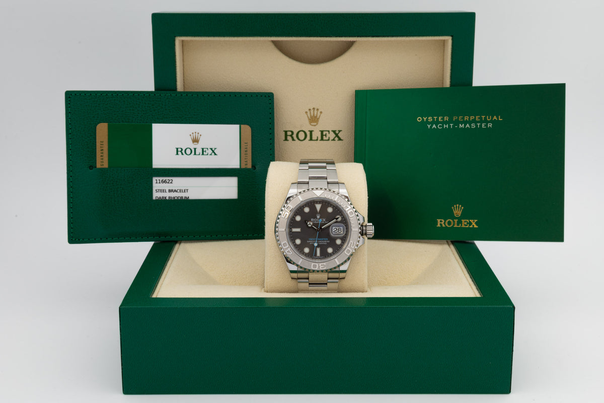 Rolex Yacht-Master 116622 Dark Rhodium Italia del 2017