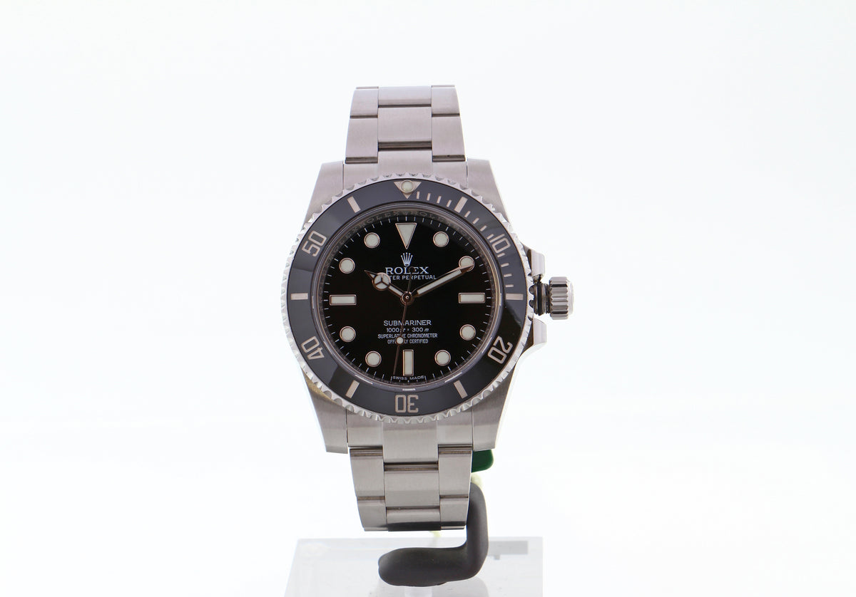 Rolex Submariner 114060 del 2012 + service Rolex