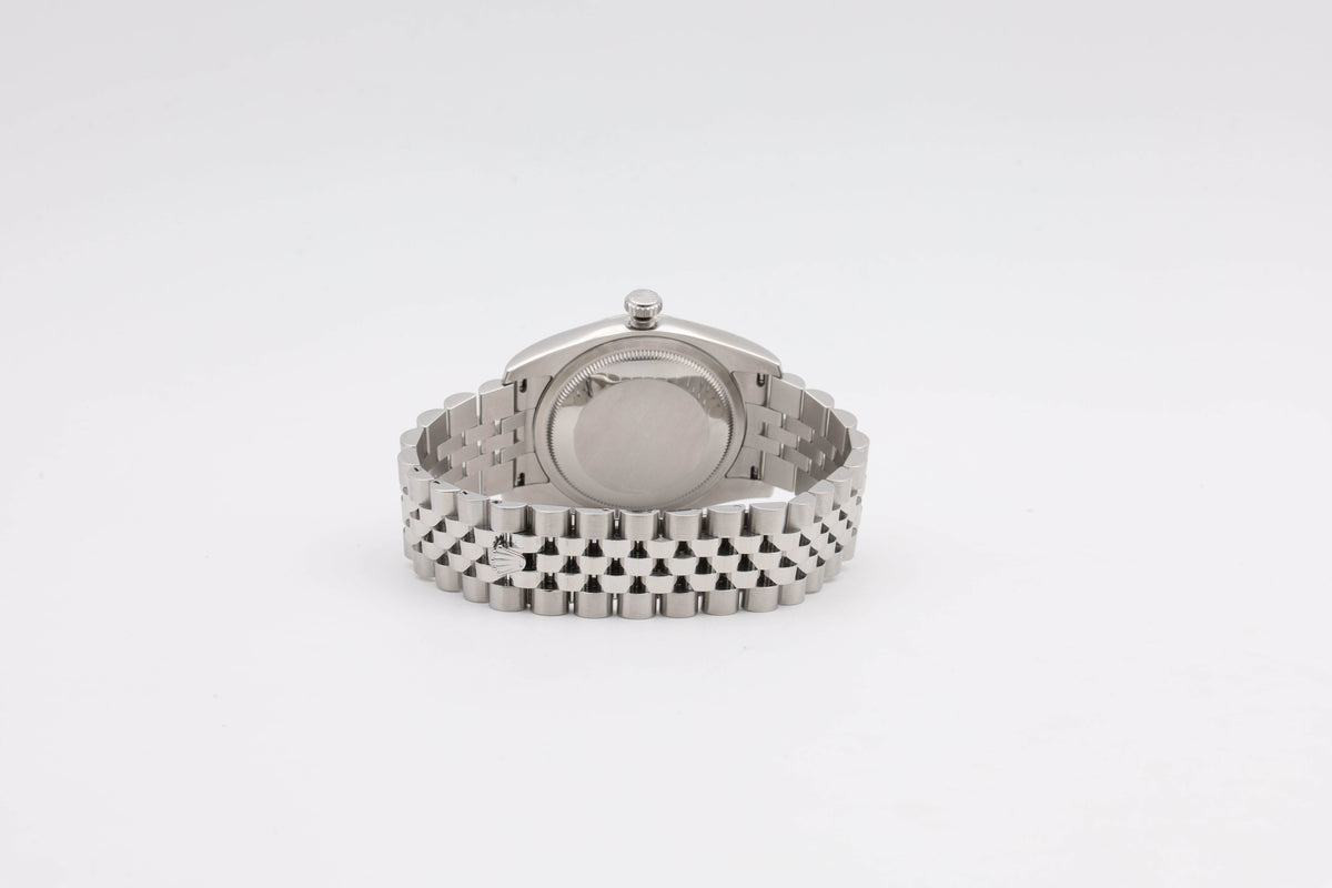 Rolex Datejust 116234 quadrante nero e numeri romani Jubilee del 2012