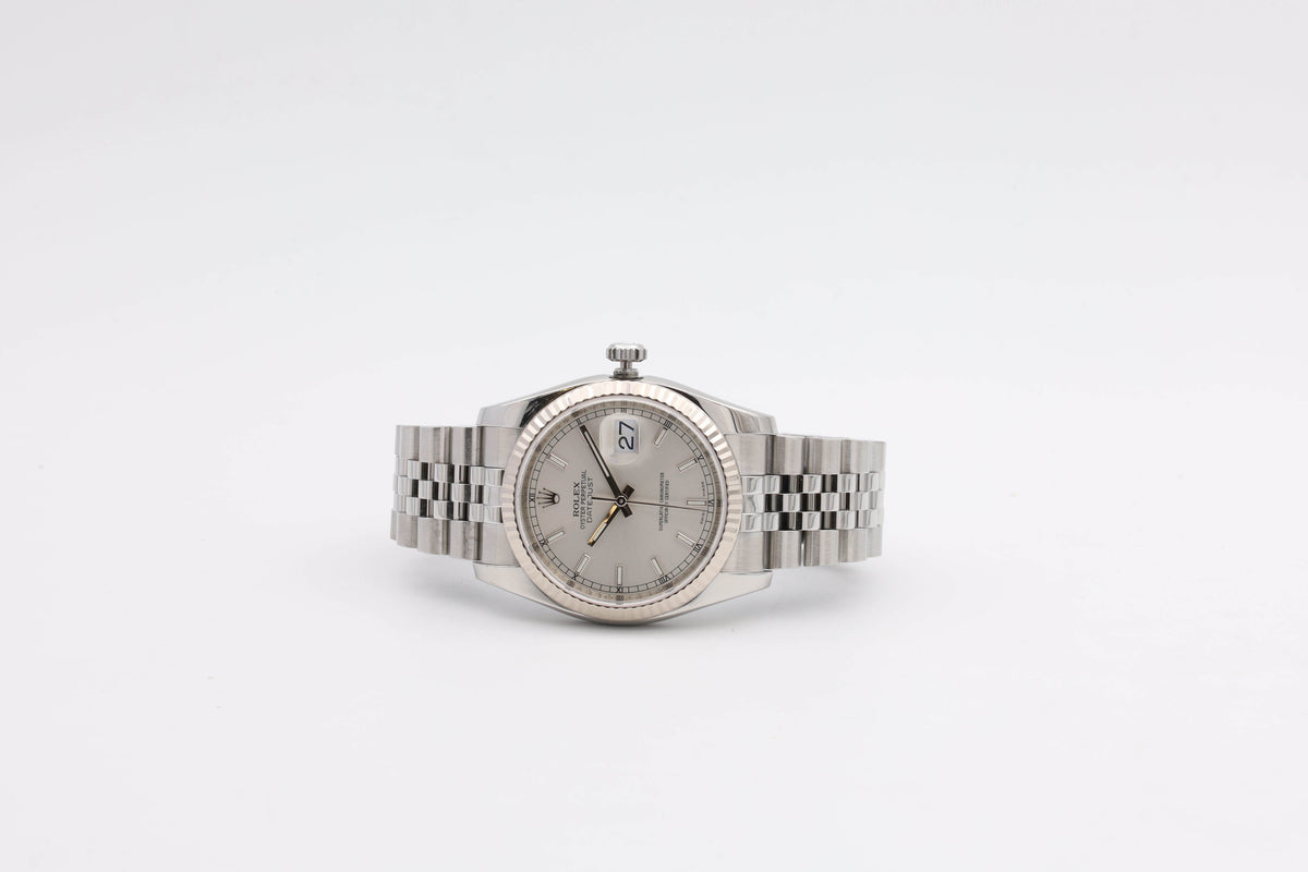 Rolex Datejust 116234 quadrante nero e numeri romani Jubilee del 2012 (copia)