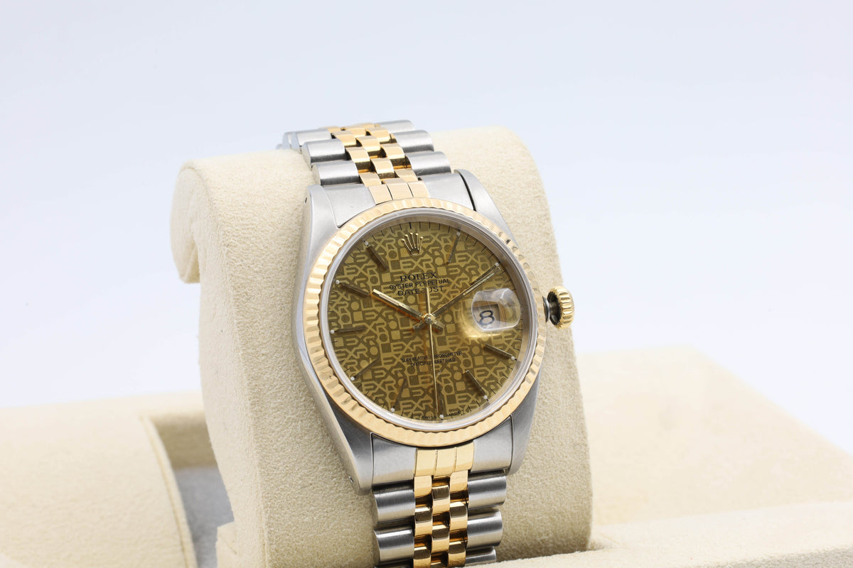 Rolex Datejust 16233 quadrante champagne anniversario Jubilee del 1991