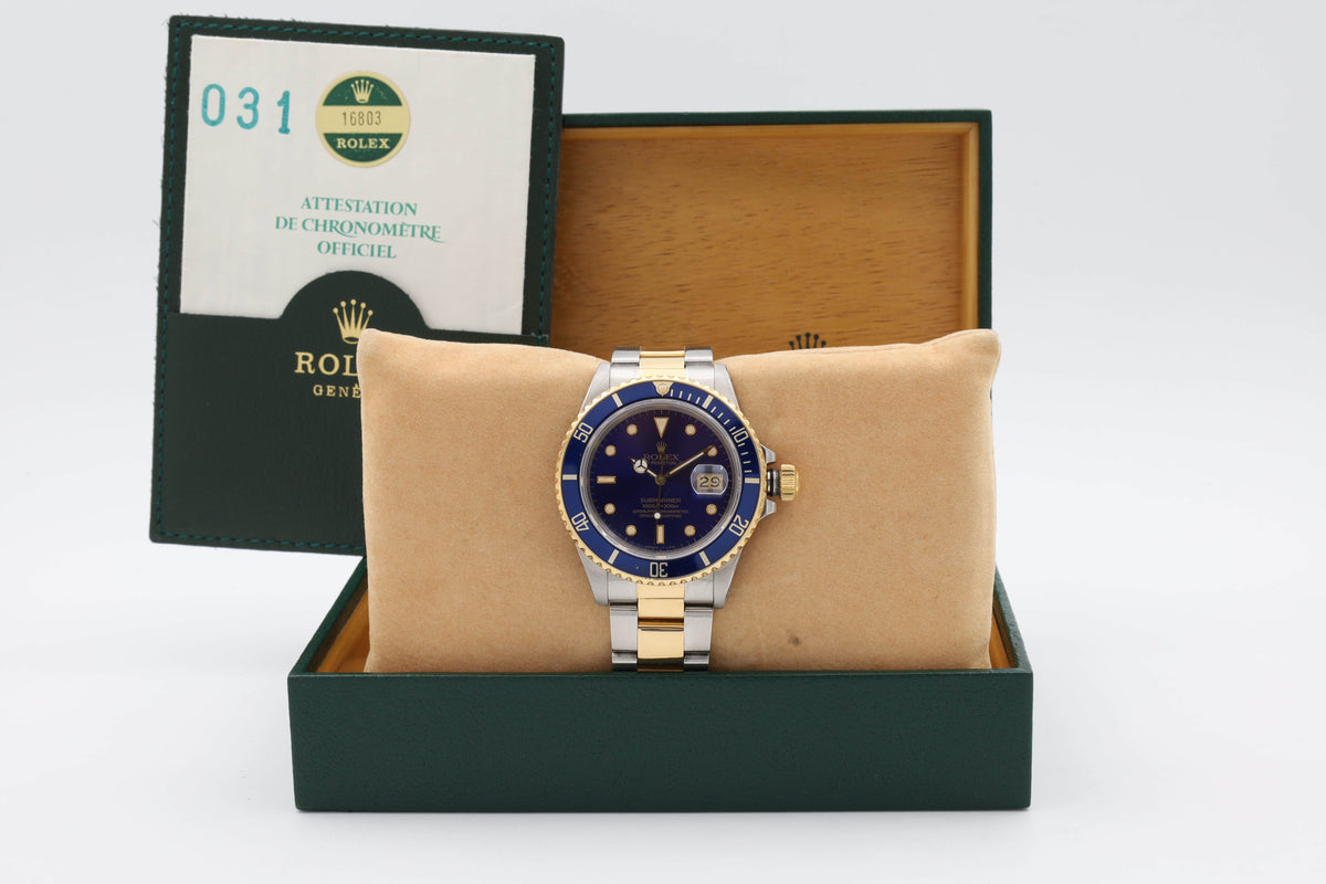 Rolex submariner Date 16803 -LB- Purple Dial del 1987 Italia