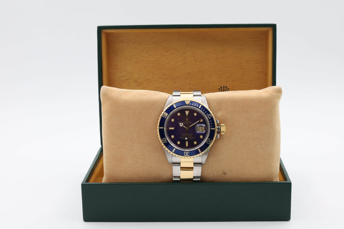 Rolex submariner Date 16803 -LB- Purple Dial del 1987 Italia
