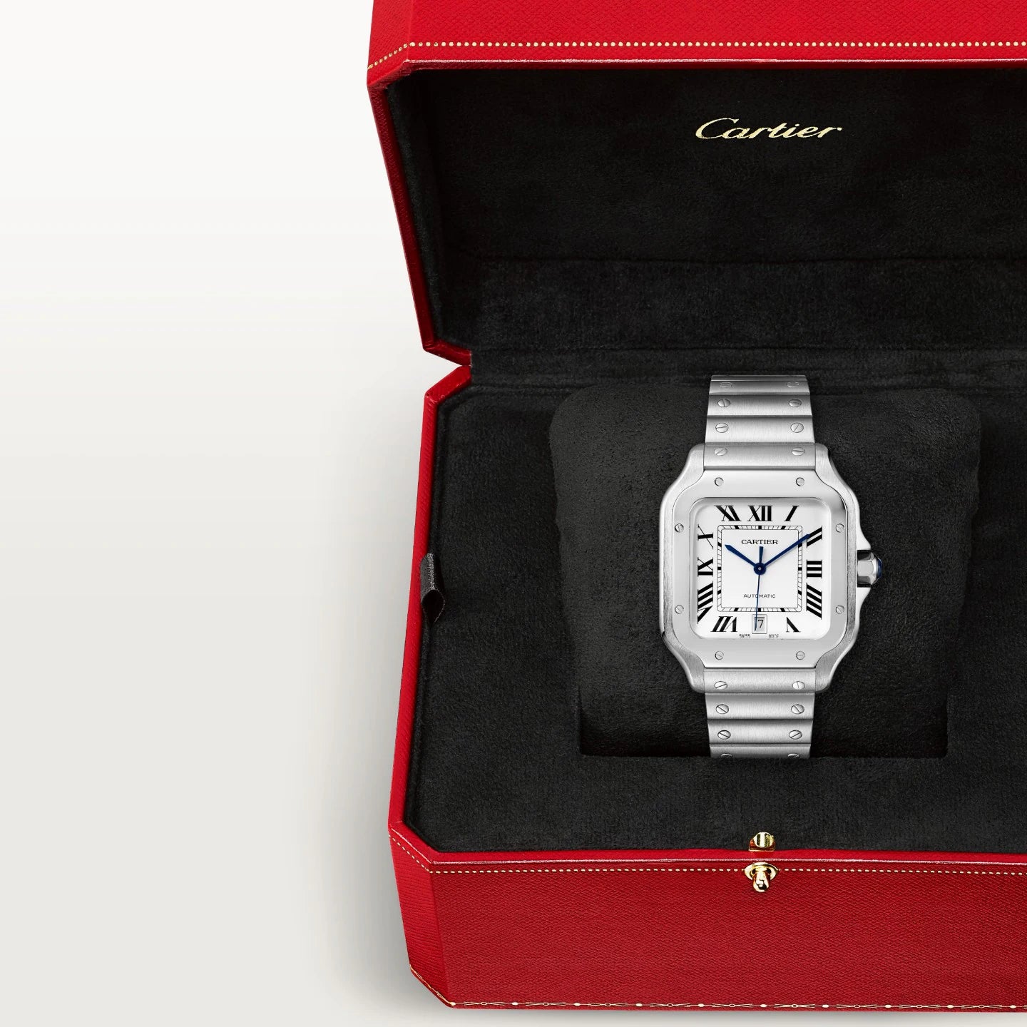 Cartier Santos white dial - Large Model NEW 2025 -13%