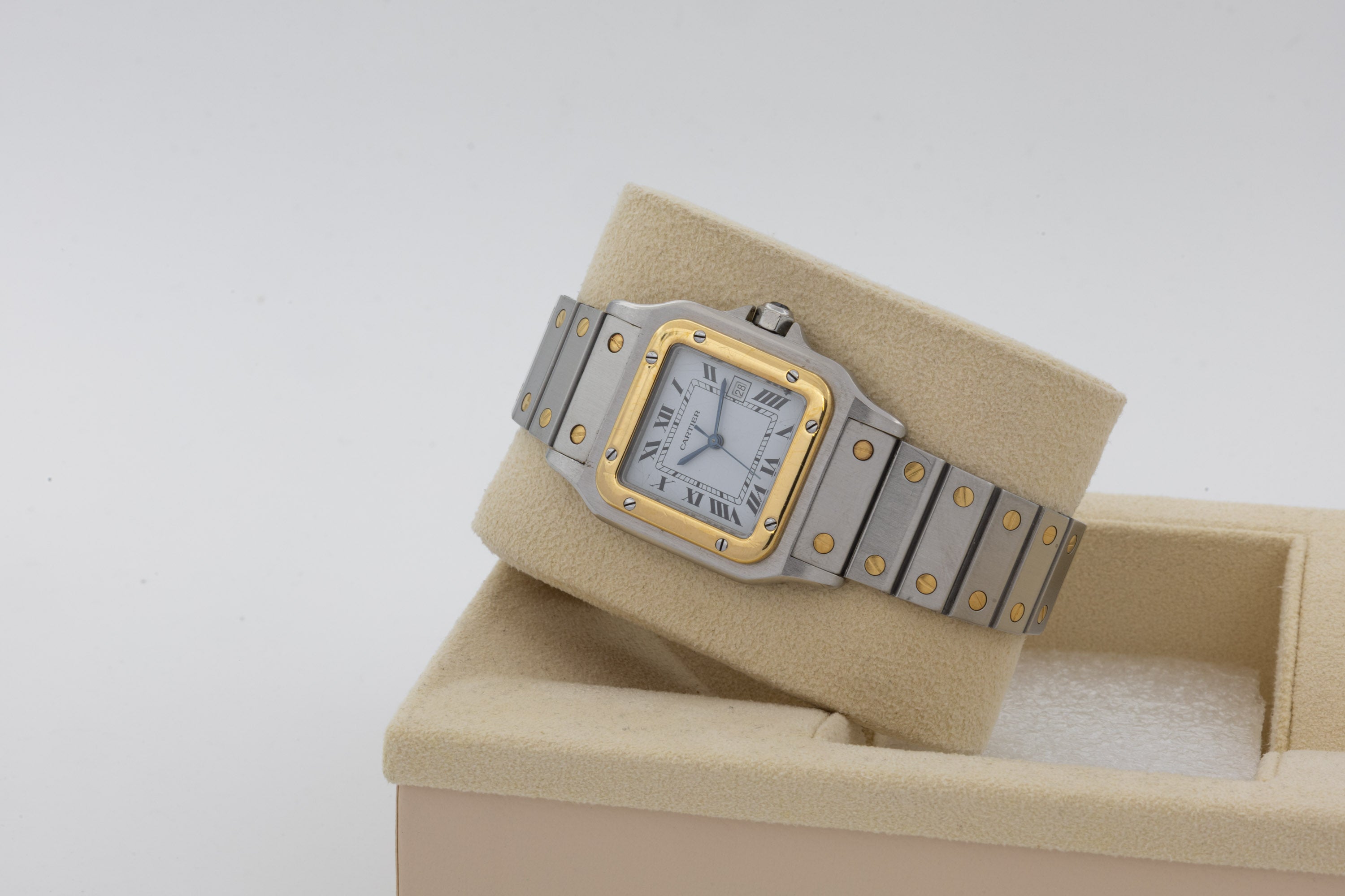 Santos De Cartier Carree - modello medio acciaio & oro